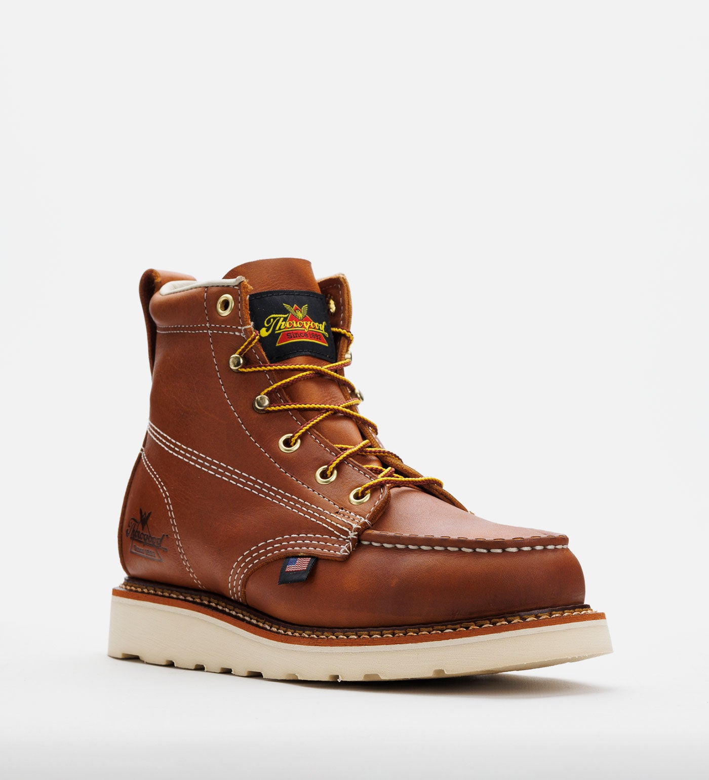 Thorogood American Heritage 6'' Tobacco Moc Toe Work Boots for Women - Image 3