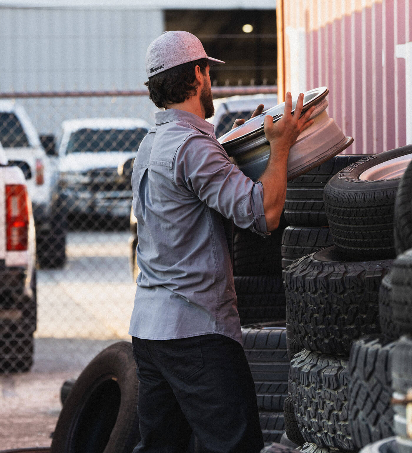 Thorogood Wing & Wheel Performance FLEXFIT® Hat - Image 3
