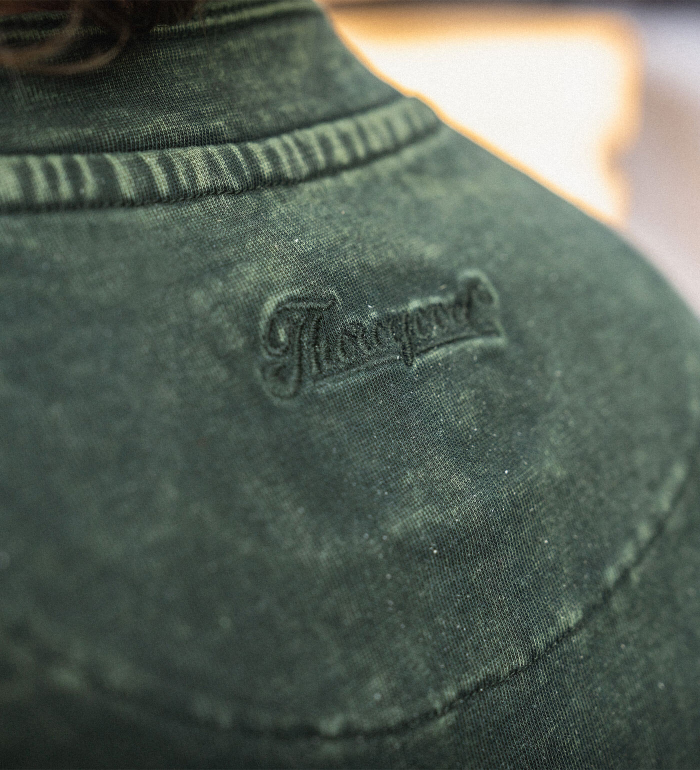 Thorogood Heavyweight Vintage-Wash Long Sleeve Henley - Image 12
