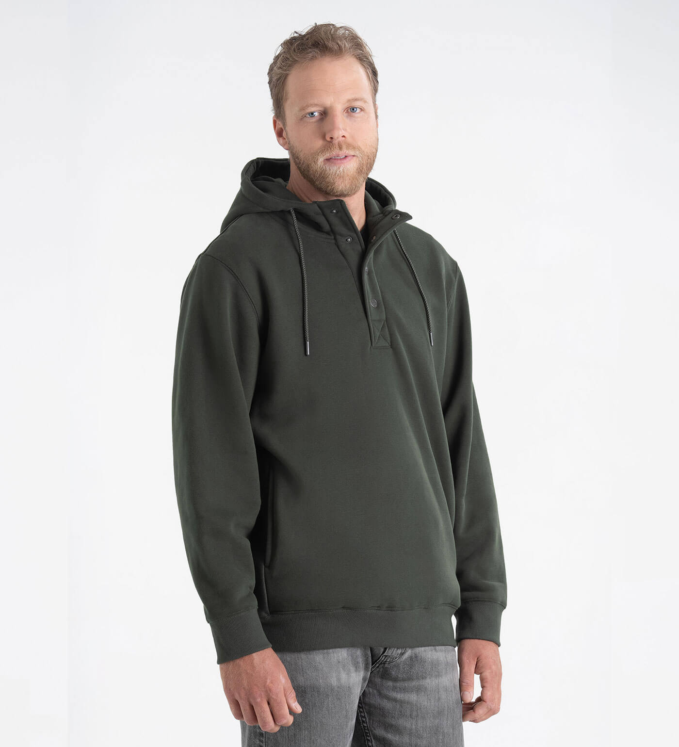 Thorogood Snap Neck Heavyweight Hoodie - Image 3