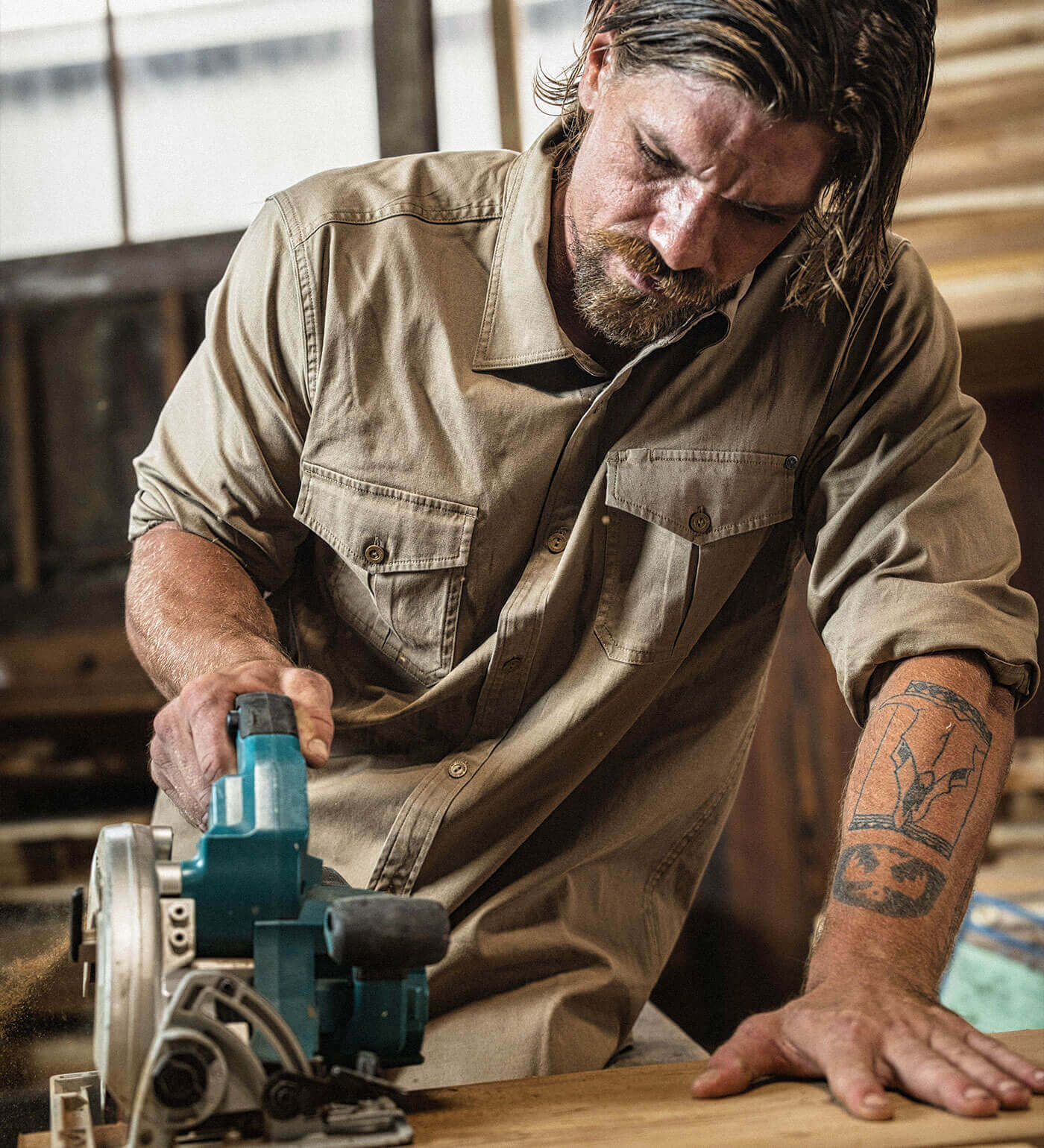 Thorogood Utility Stretch Shop Shirt - Image 5