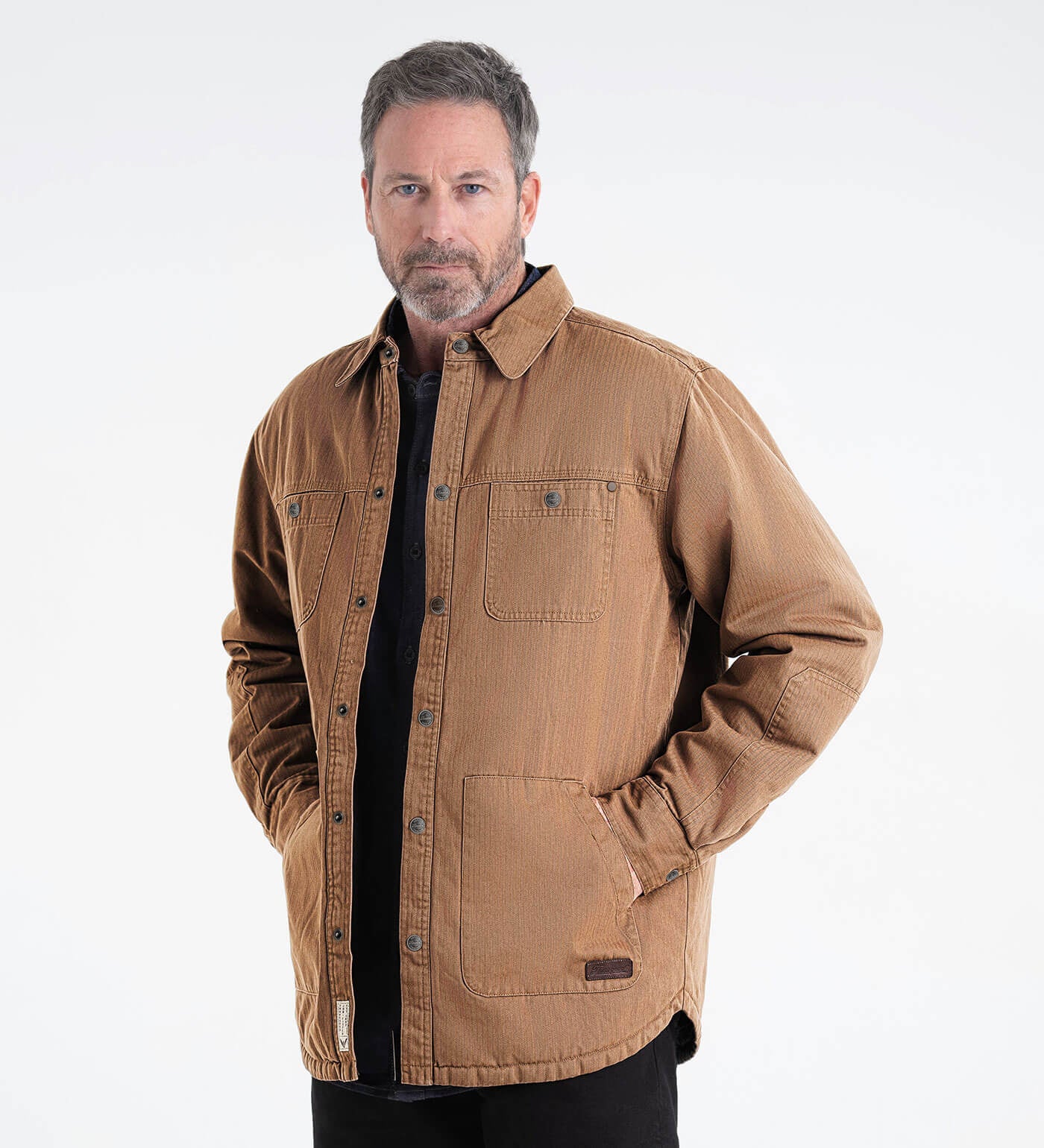 Thorogood Crafted Herringbone Utility Shirt Jacket - Image 7