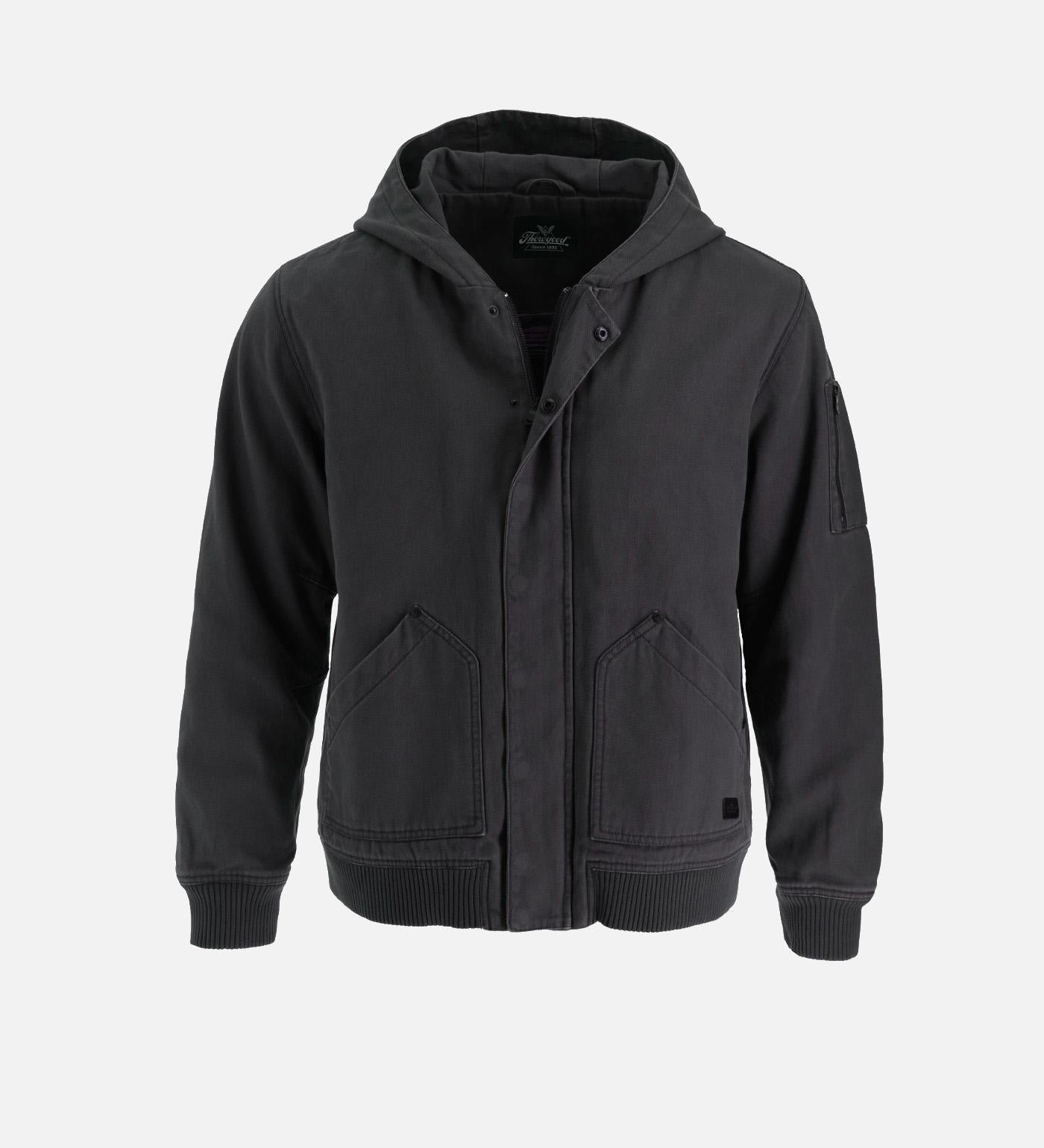 Thorogood Legacy Stone Washed Hooded Bomber Jacket - Image 9