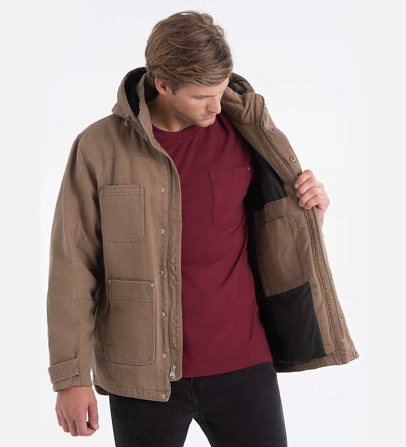 Thorogood American Heritage Heavyweight Stone-Washed Canvas Insulated Jacket - Image 7