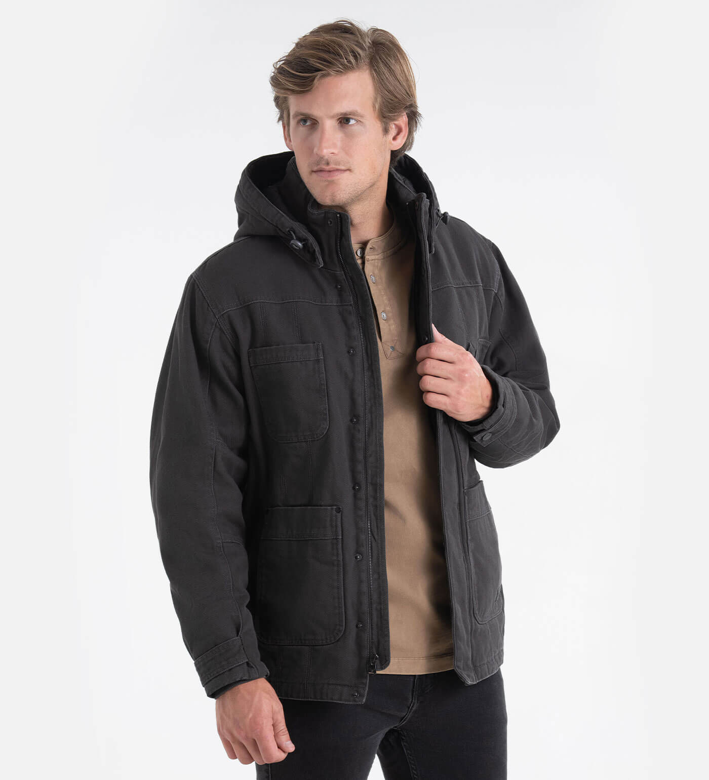Thorogood American Heritage Heavyweight Stone-Washed Canvas Insulated Jacket - Image 3