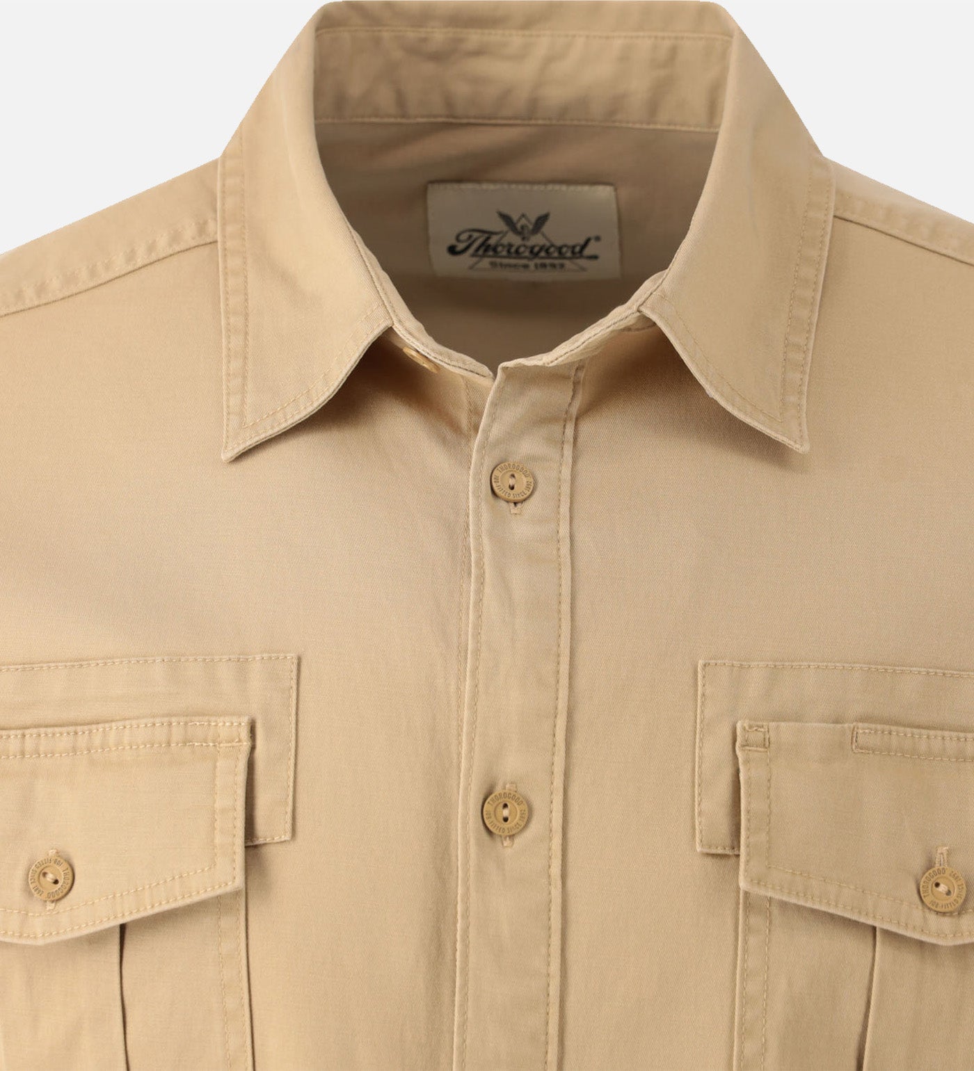 Thorogood Short Sleeve Stretch Utility Button Up Work Shirt - Image 8