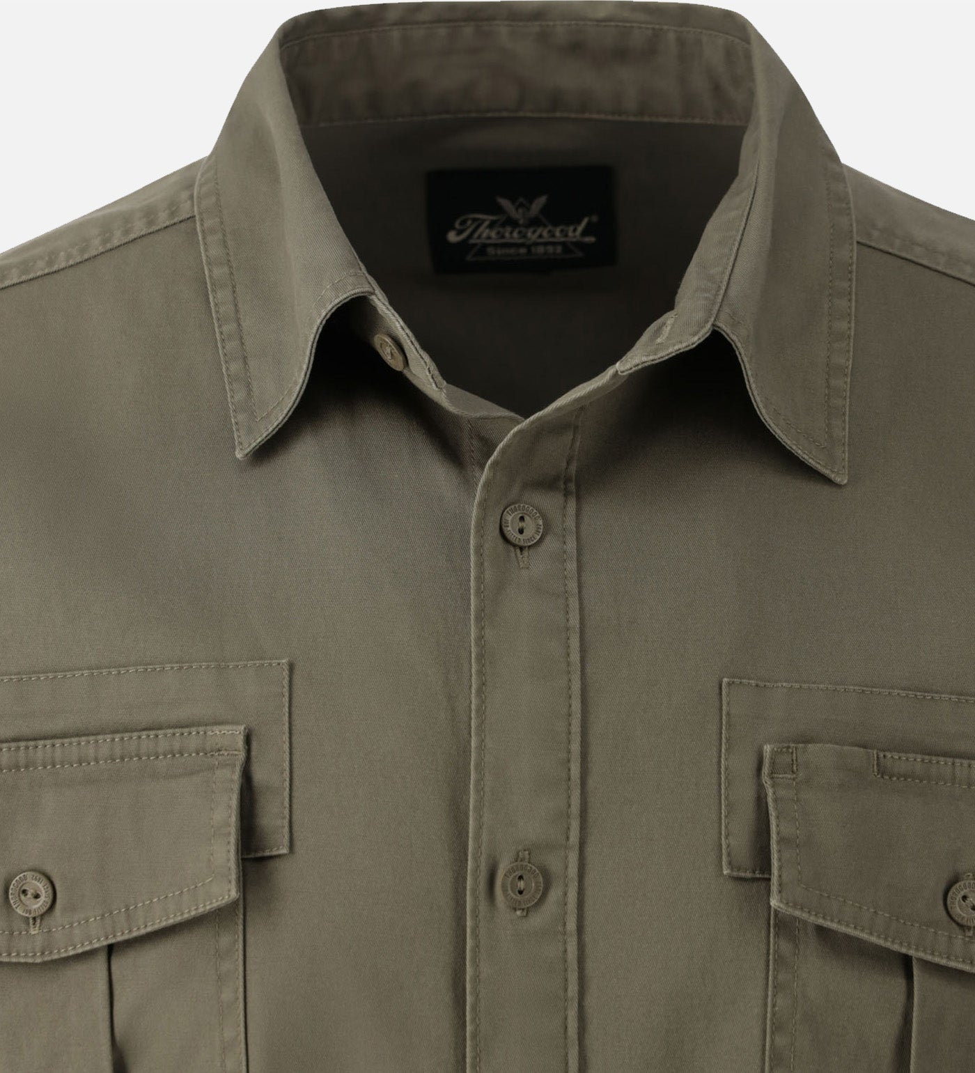 Thorogood Short Sleeve Stretch Utility Button Up Work Shirt - Image 13