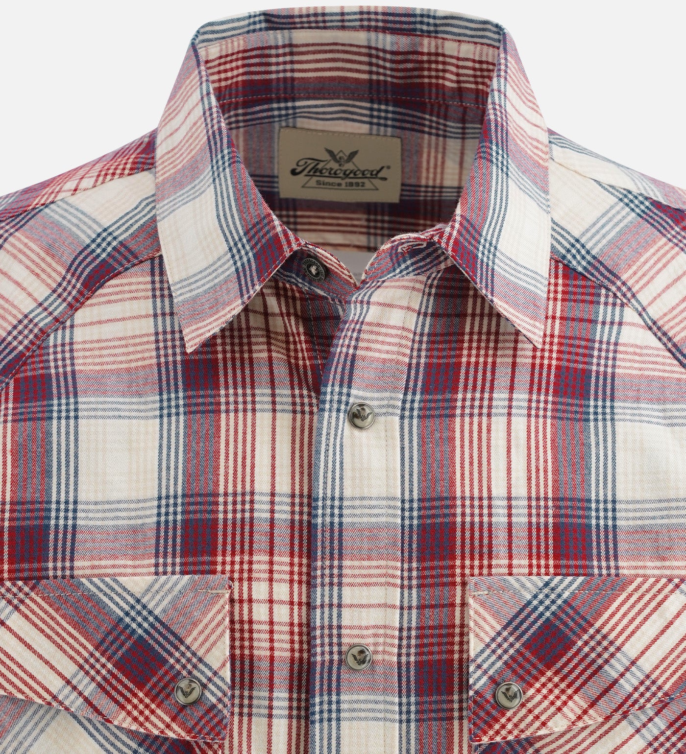 Thorogood Short Sleeve Western Shirt With Snaps - Image 12