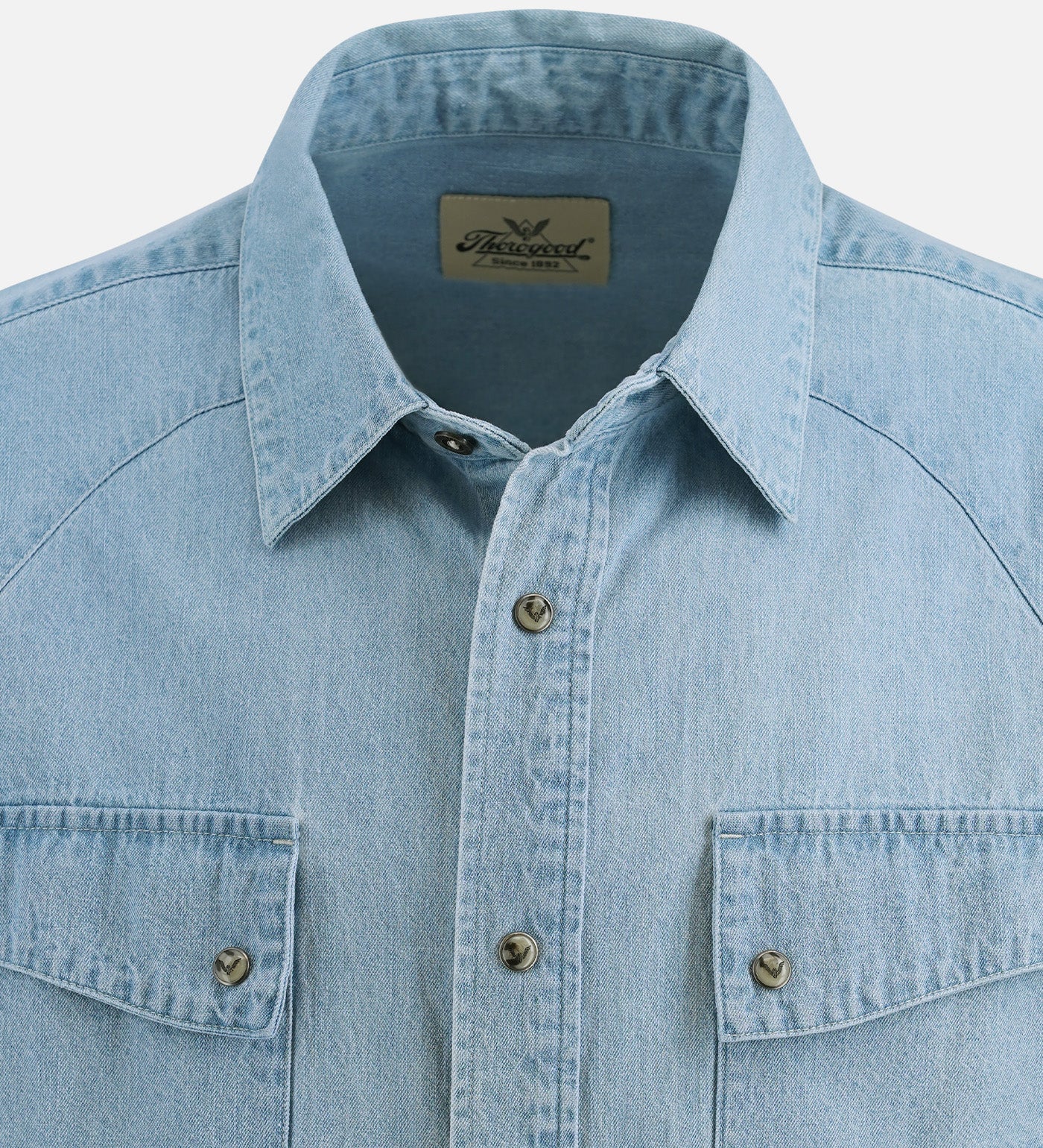 Thorogood Short Sleeve Western Shirt With Snaps - Image 3