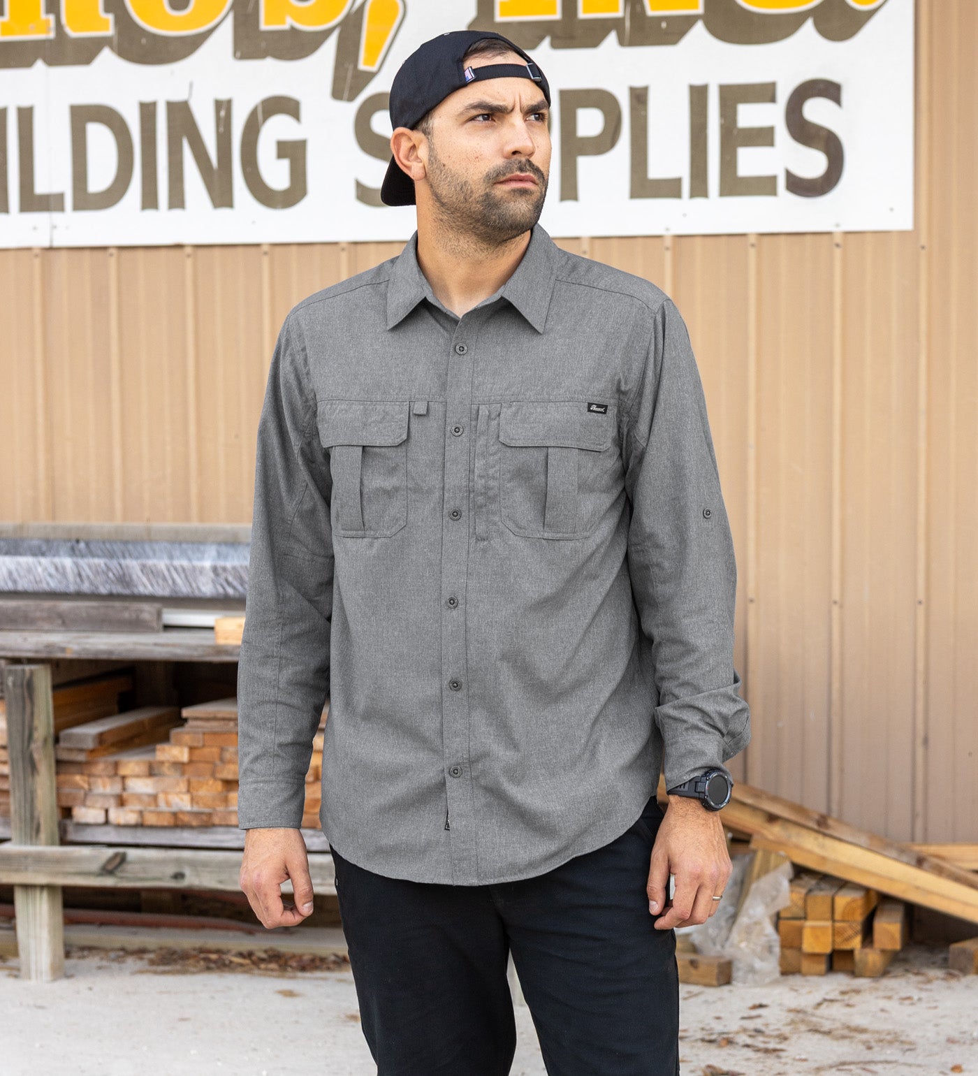 Thorogood Convertible Long Sleeve All Season UPF Protection Work Shirt - Image 2