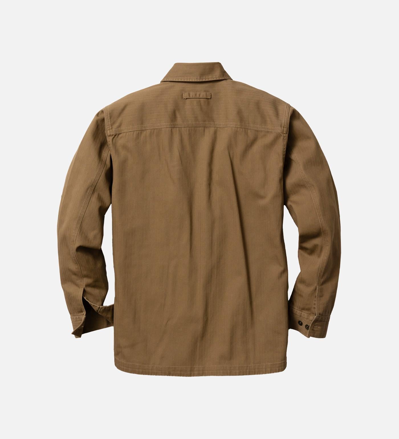 Thorogood Stone Wash Herringbone Button Overshirt - Image 7