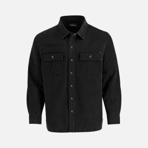 Thorogood Waxed Cotton Shirt Jacket with Snaps