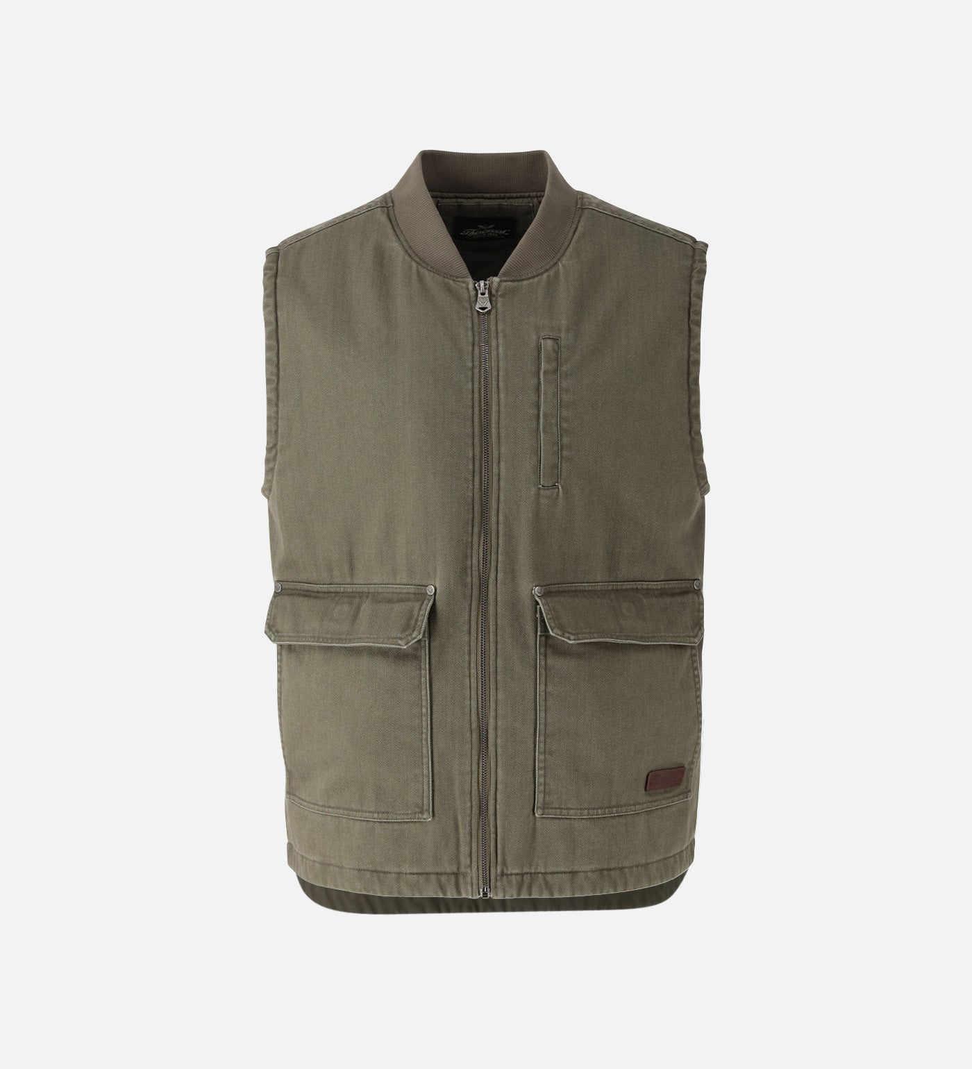 Thorogood All Year Round Stone Wash Herringbone Vest - Image 5
