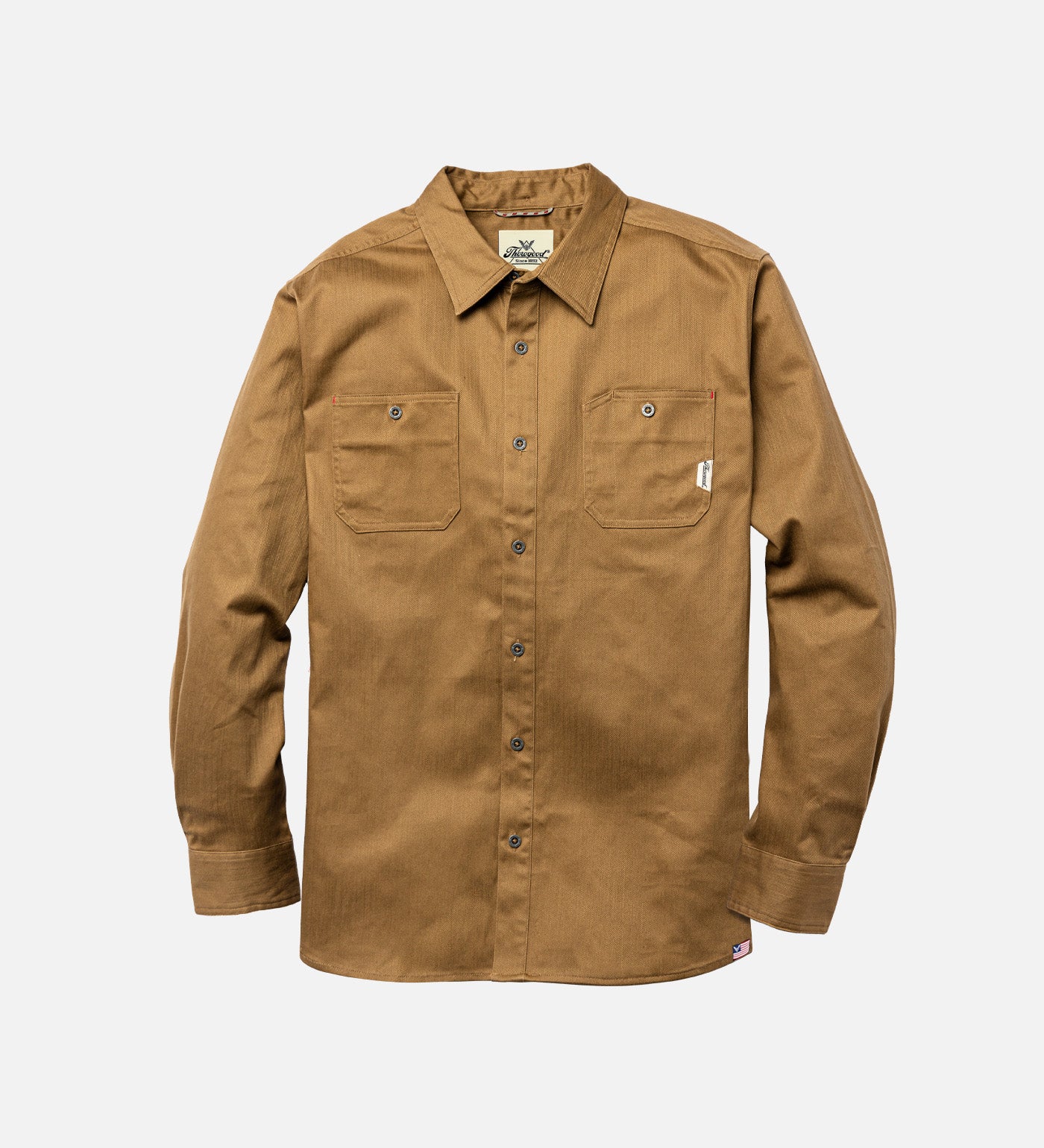 Thorogood Water Repellent Heavyweight Utility Long Sleeve Shop Shirt USA Made - Image 4