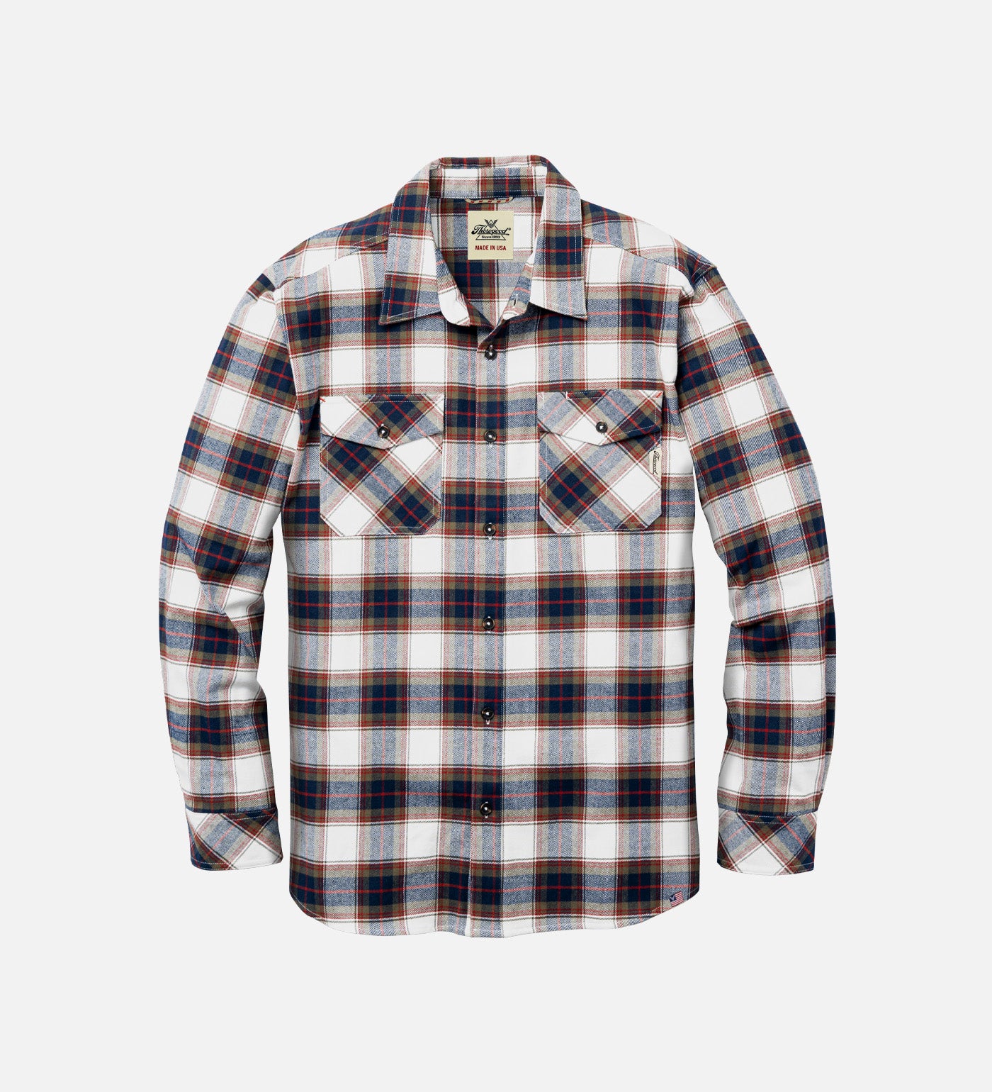 Thorogood Stretch Brushed Flannel Shirt USA Made - Image 4