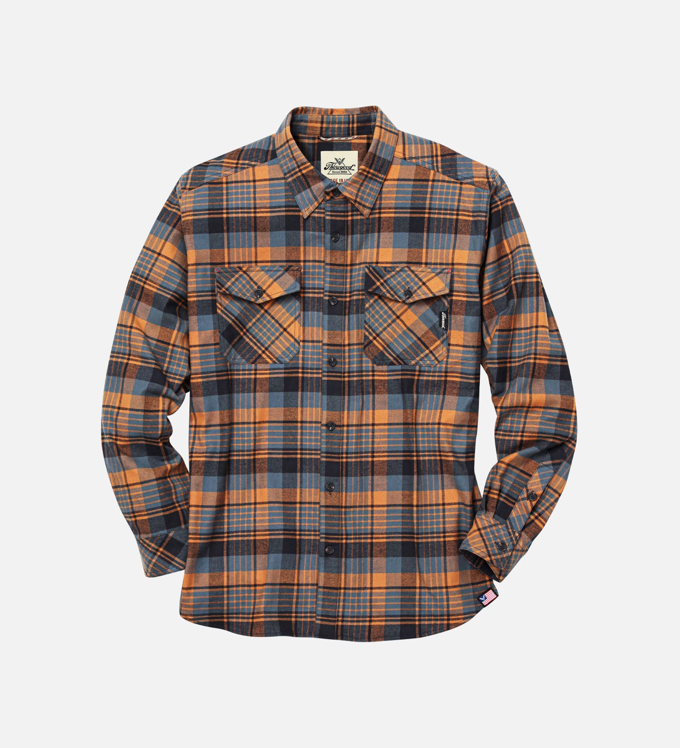 Thorogood Stretch Brushed Flannel Shirt USA Made
