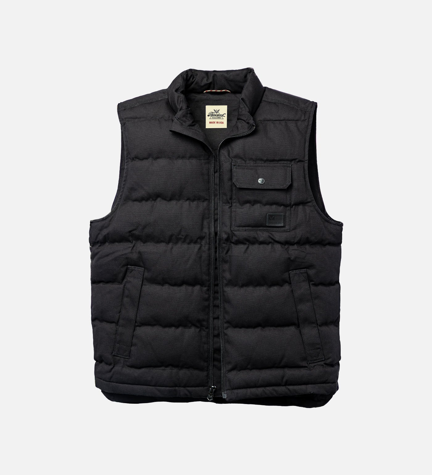 Thorogood Water Repellent Canvas Quilted Vest USA Made - Image 4