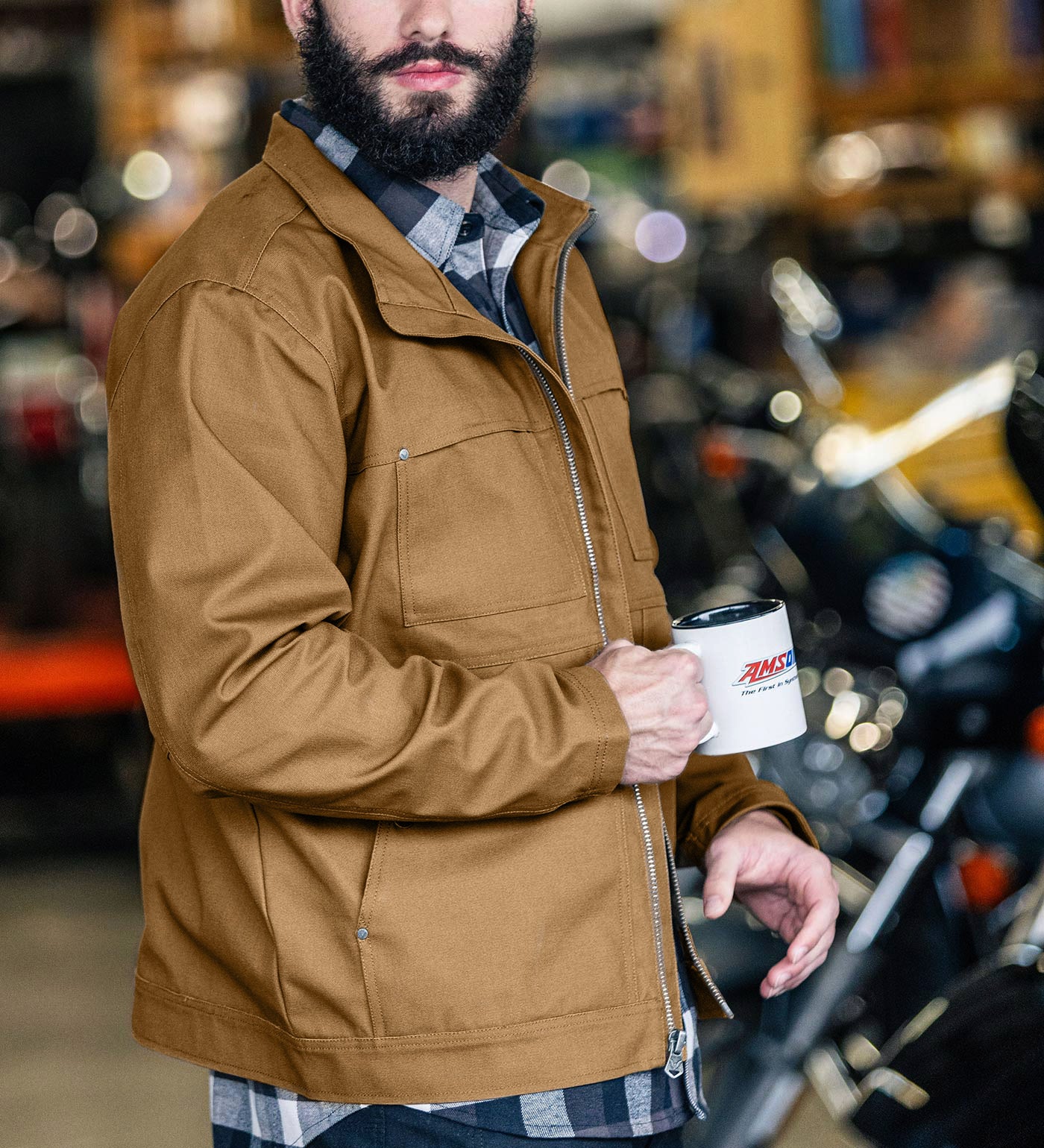 Thorogood Water Repellent Canvas Jacket USA Made - Image 2