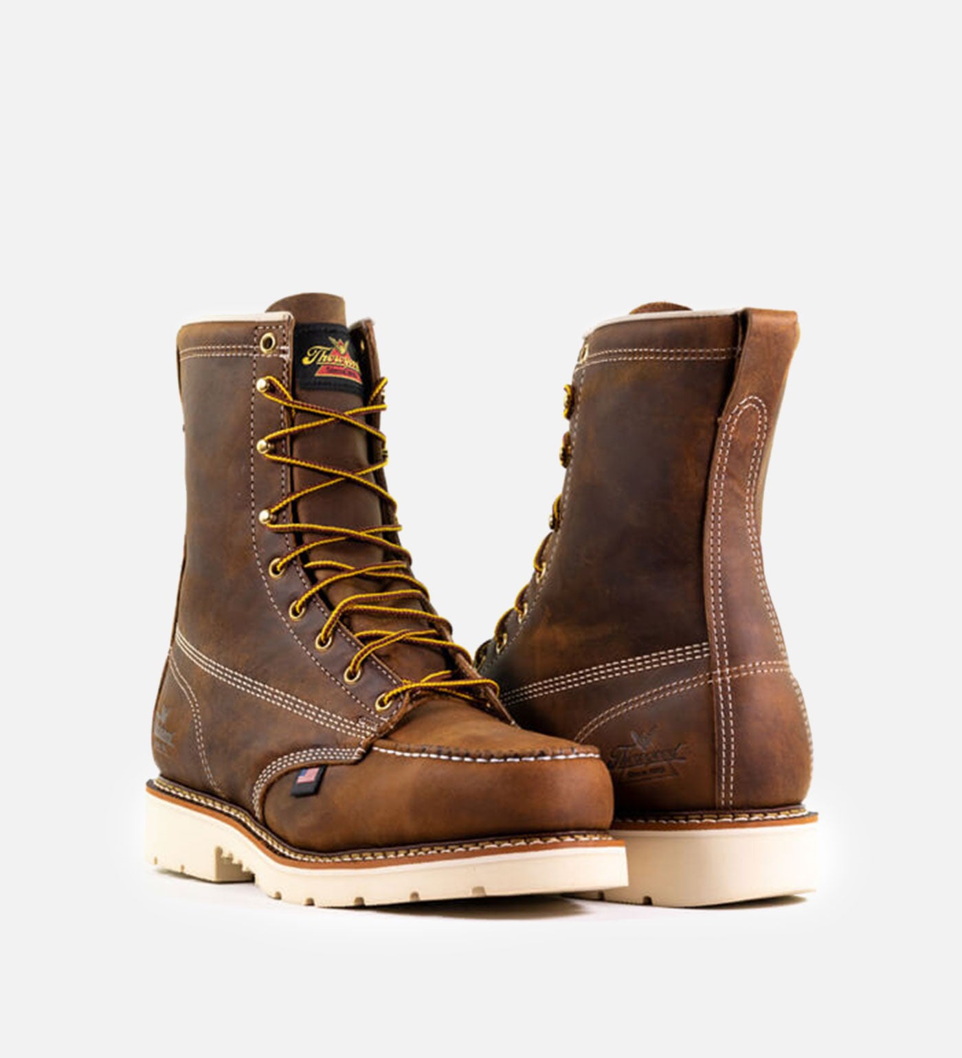 Thorogood American Heritage 8 Steel Safety Toe Work Boots for Men - Image 2