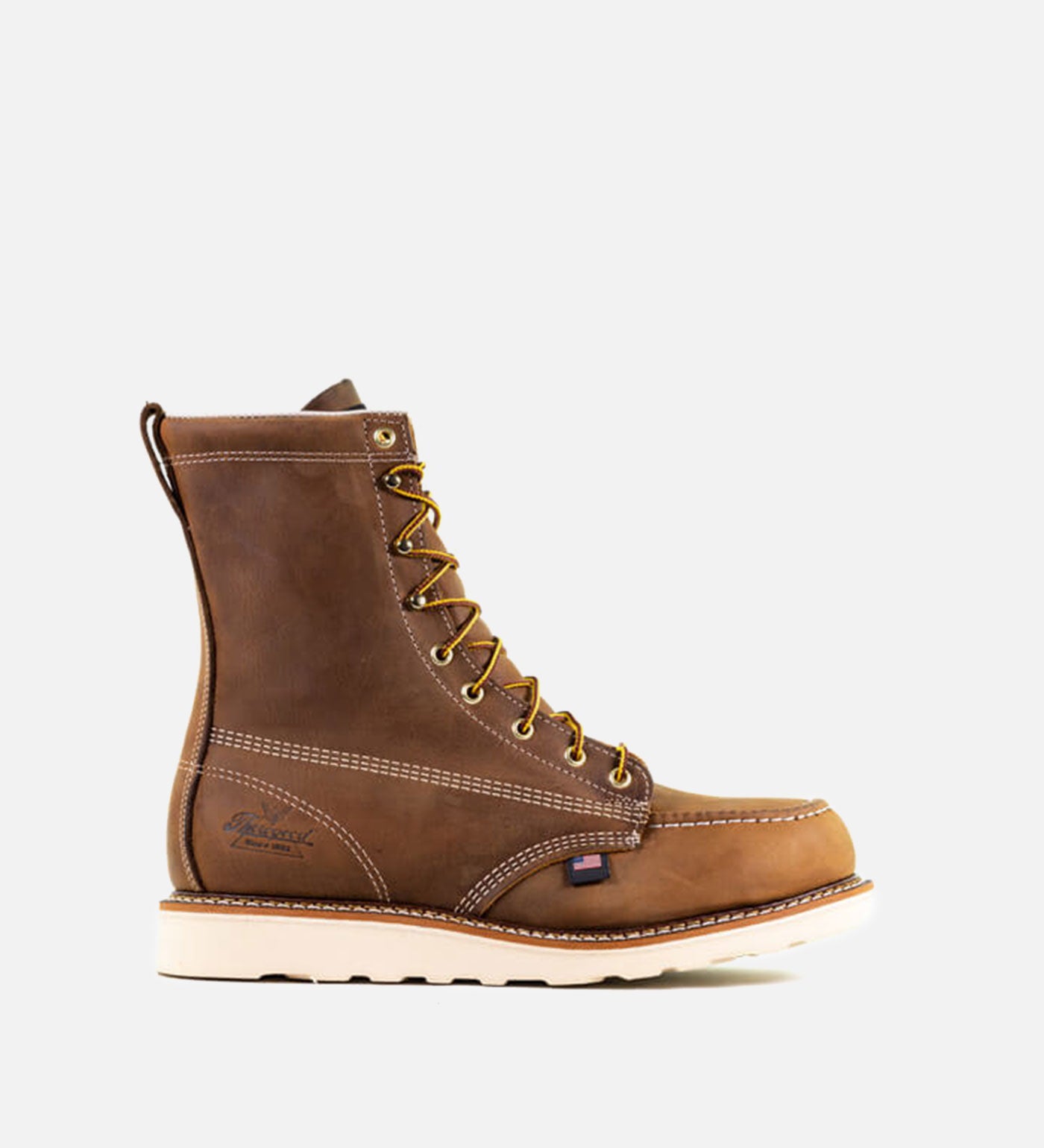 Thorogood American Heritage 8 Steel Safety Toe Work Boots for Men