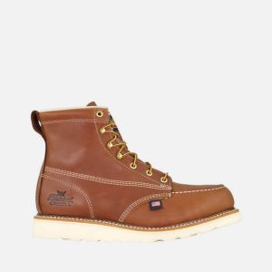 Thorogood American Heritage 6 Tobacco Steel Safety Toe Work Boots for Men