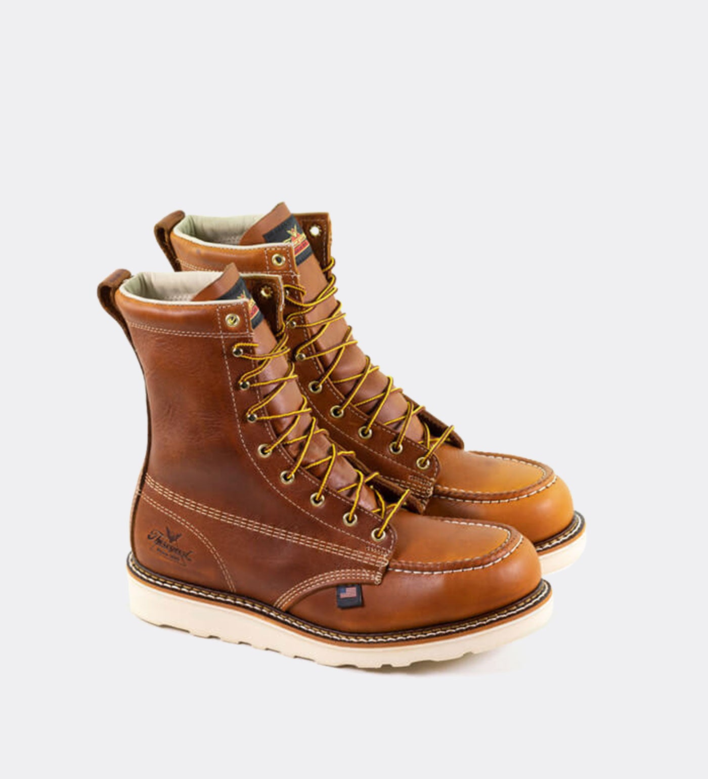 Thorogood American Heritage 8 Tobacco Steel Safety Toe Work Boots for Men - Image 4