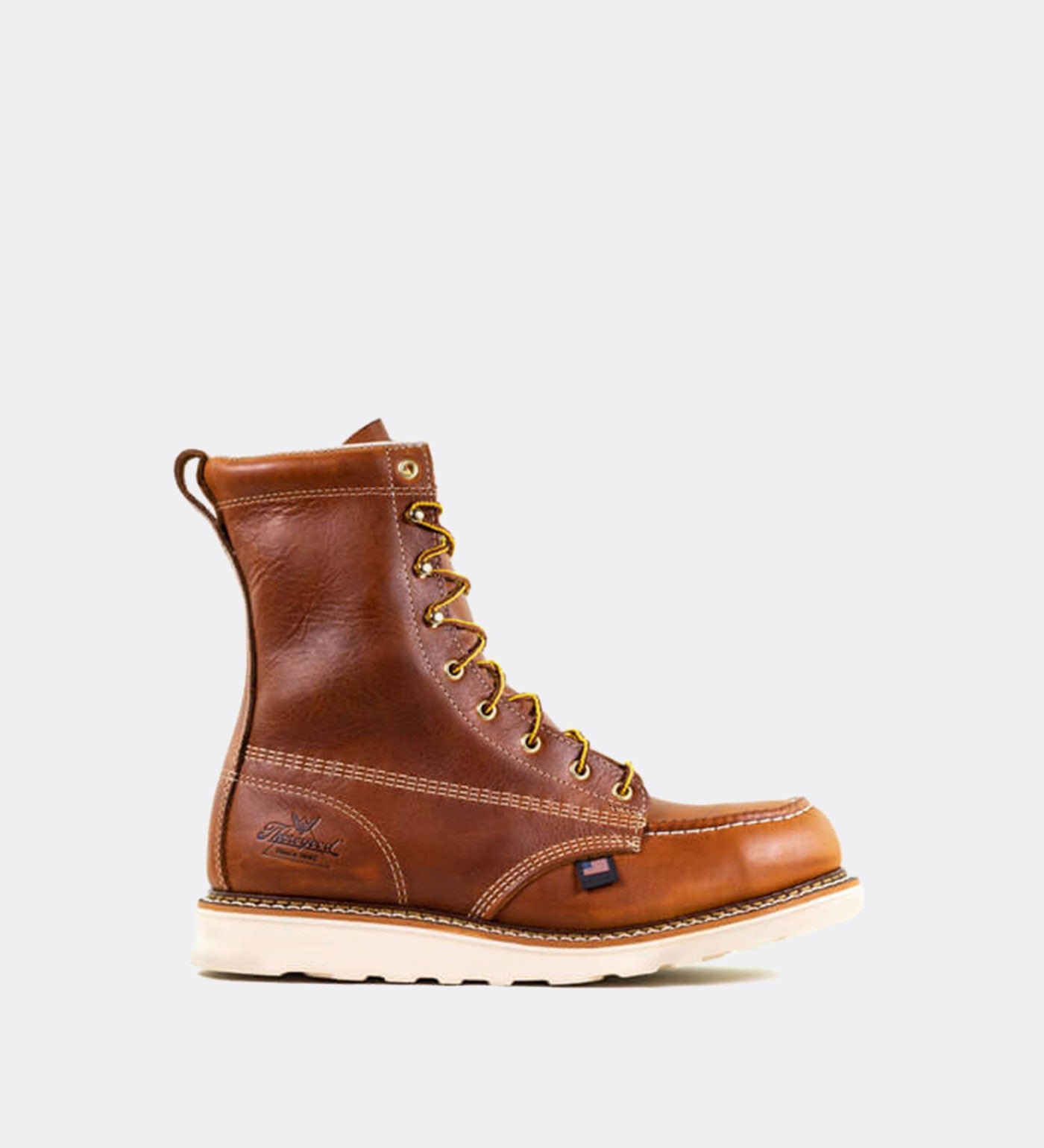 Thorogood American Heritage 8 Tobacco Steel Safety Toe Work Boots for Men