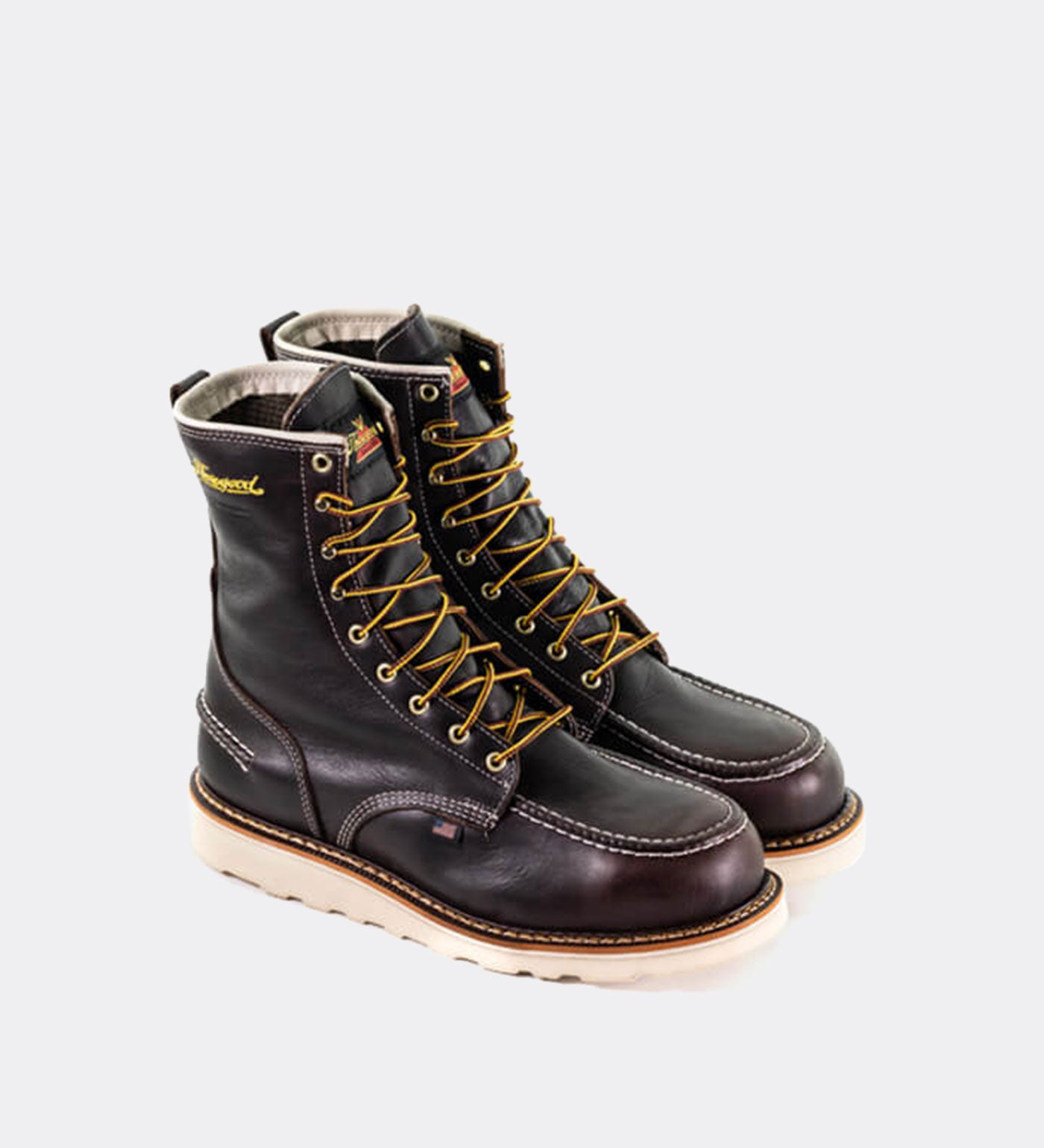 Thorogood 1957 Series Waterproof 8 Briar Pitstop Steel Safety Toe Work Boots for Men - Image 4