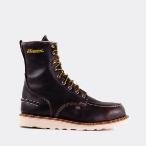 Thorogood 1957 Series Waterproof 8 Briar Pitstop Steel Safety Toe Work Boots for Men