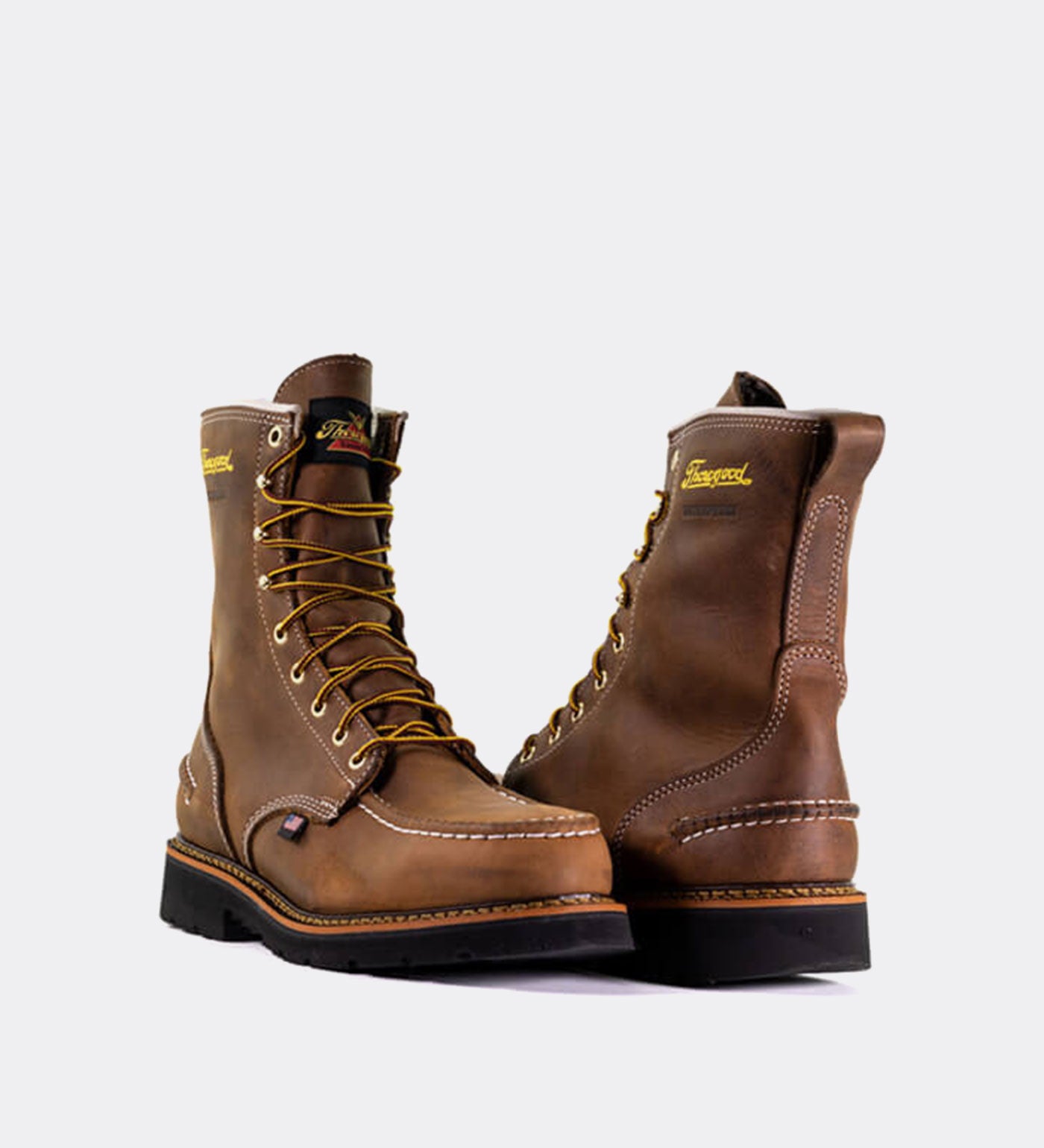 Thorogood 1957 Series Waterproof 8 Steel Safety Moc Toe Work Boots for Men - Image 2