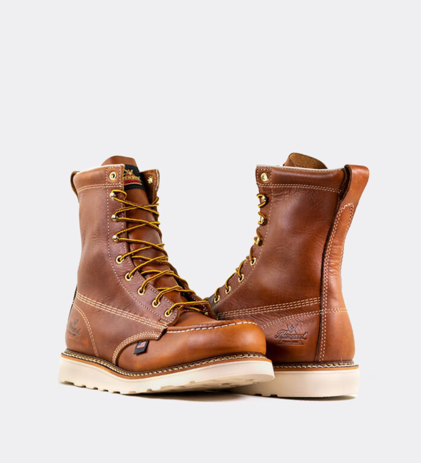 Thorogood American Heritage 8 Tobacco Moc Toe Work Boots for Men - Image 2