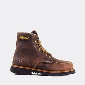 Thorogood 1957 Series Waterproof 6 Steel Safety Moc Toe Work Boots for Men