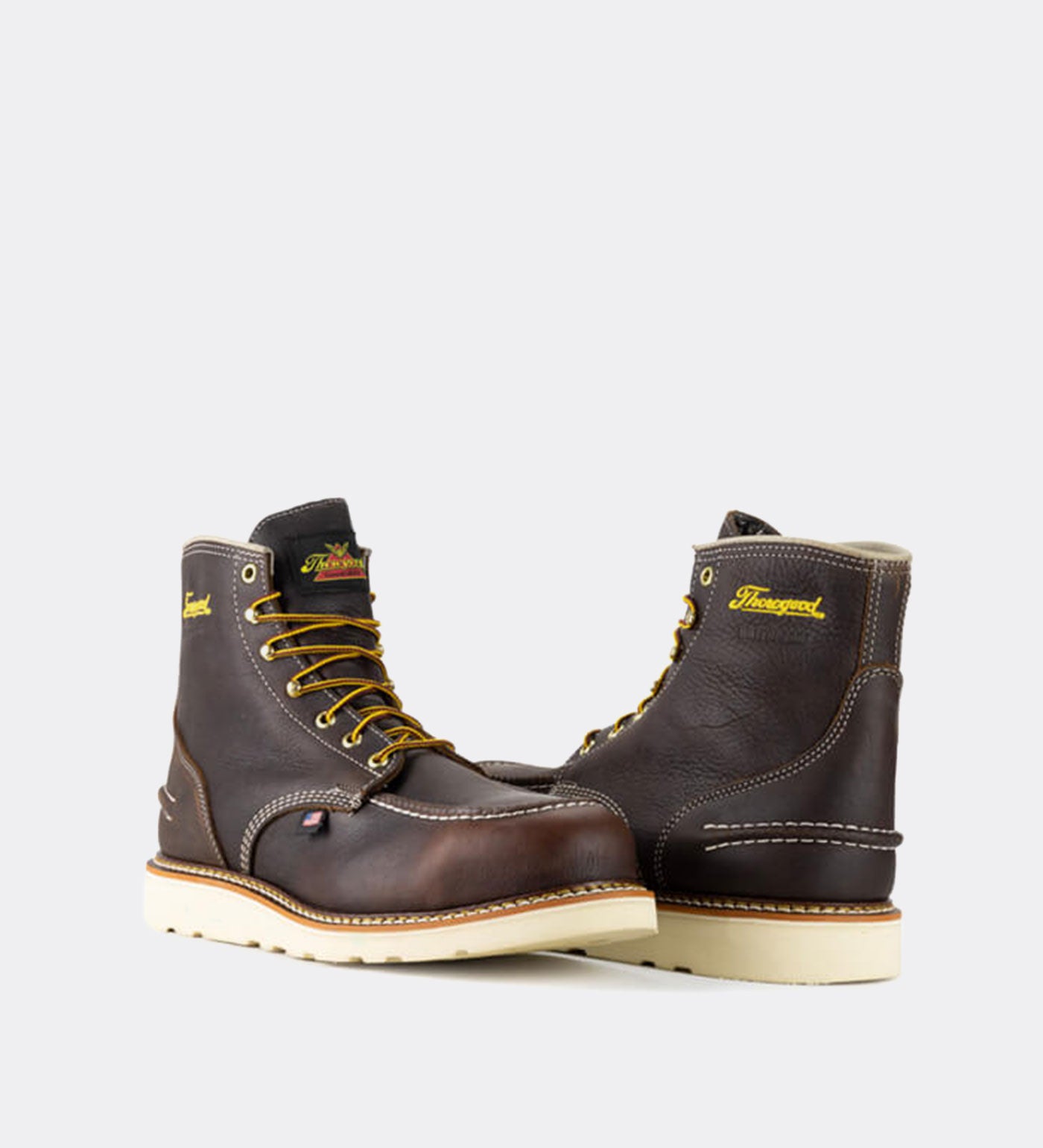 Thorogood 1957 Series Waterproof 6 Briar Pitstop Moc Toe Work Boots for Men - Image 2