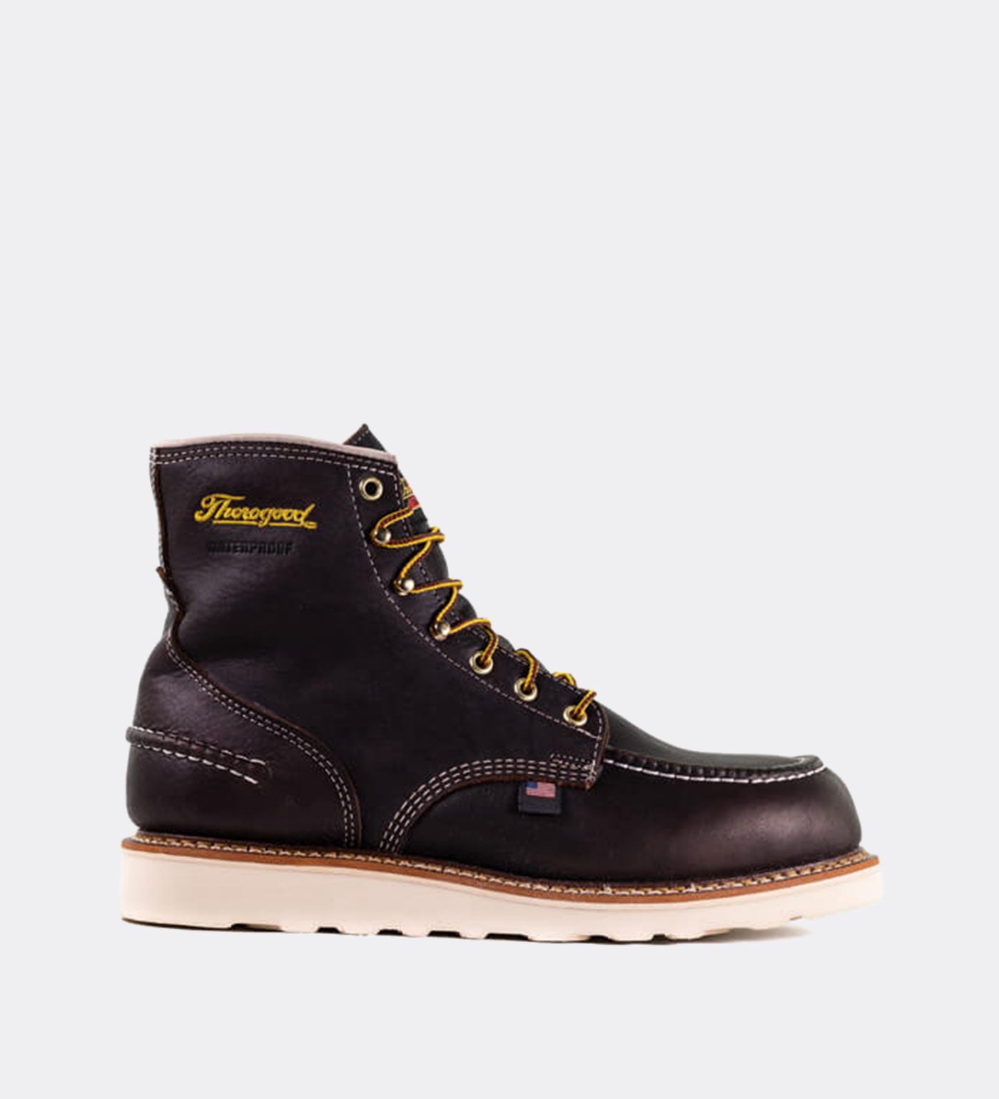 Thorogood 1957 Series Waterproof 6 Briar Pitstop Moc Toe Work Boots for Men