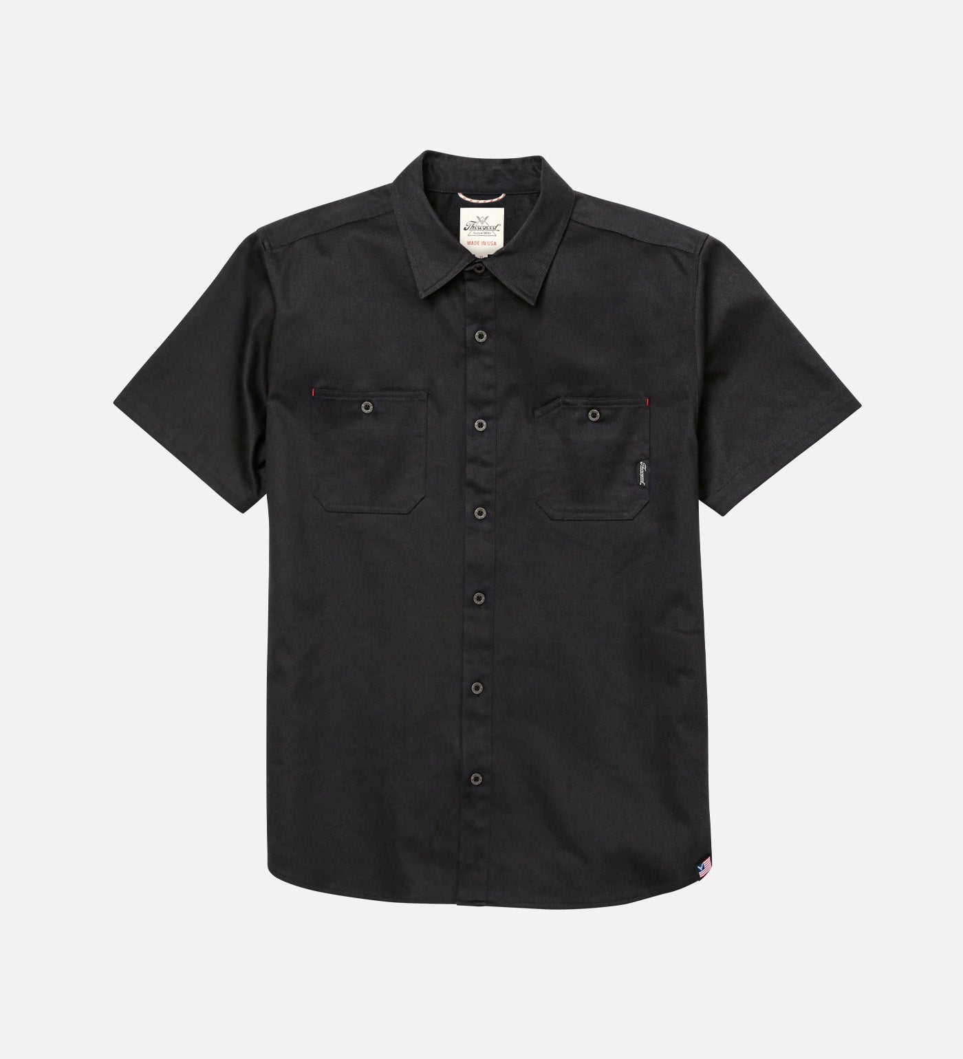 Thorogood Water Repellent Heavyweight Utility Short Sleeve Shop Shirt USA Made - Image 8