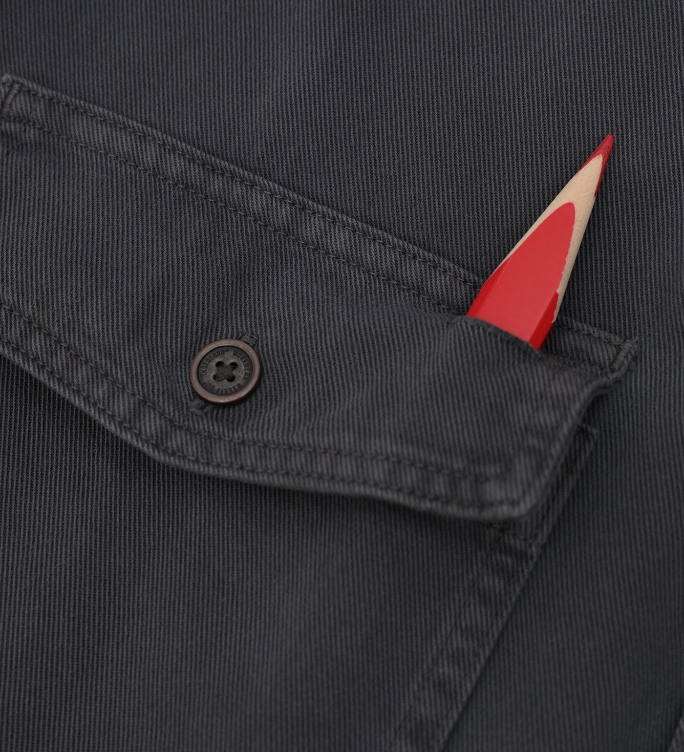 Thorogood Short Sleeve Washed Garage Workwear Shirt - Image 14