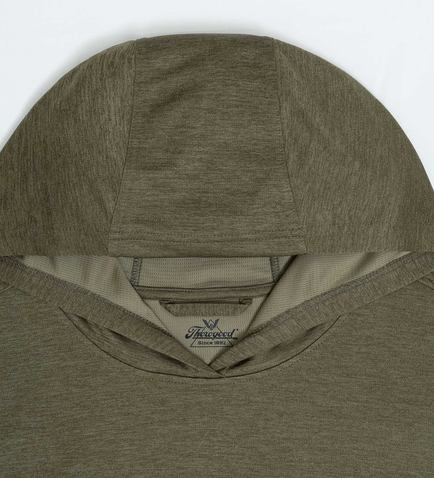 Thorogood Lightweight UPF COOLMAX® Hooded Long Sleeve T-shirt - Image 13