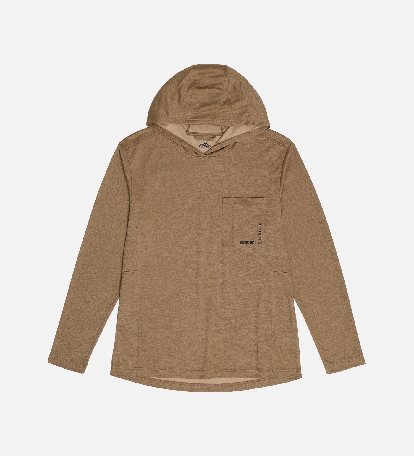 Thorogood Lightweight UPF COOLMAX® Hooded Long Sleeve T-shirt
