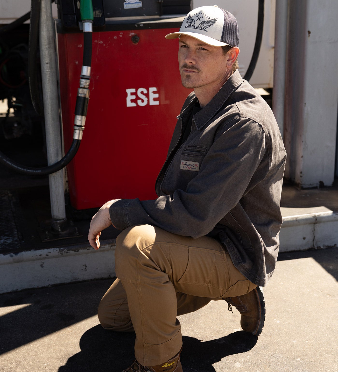 Thorogood Job-Fitted Raised Wings FLEXFIT 110® Hat - Image 4