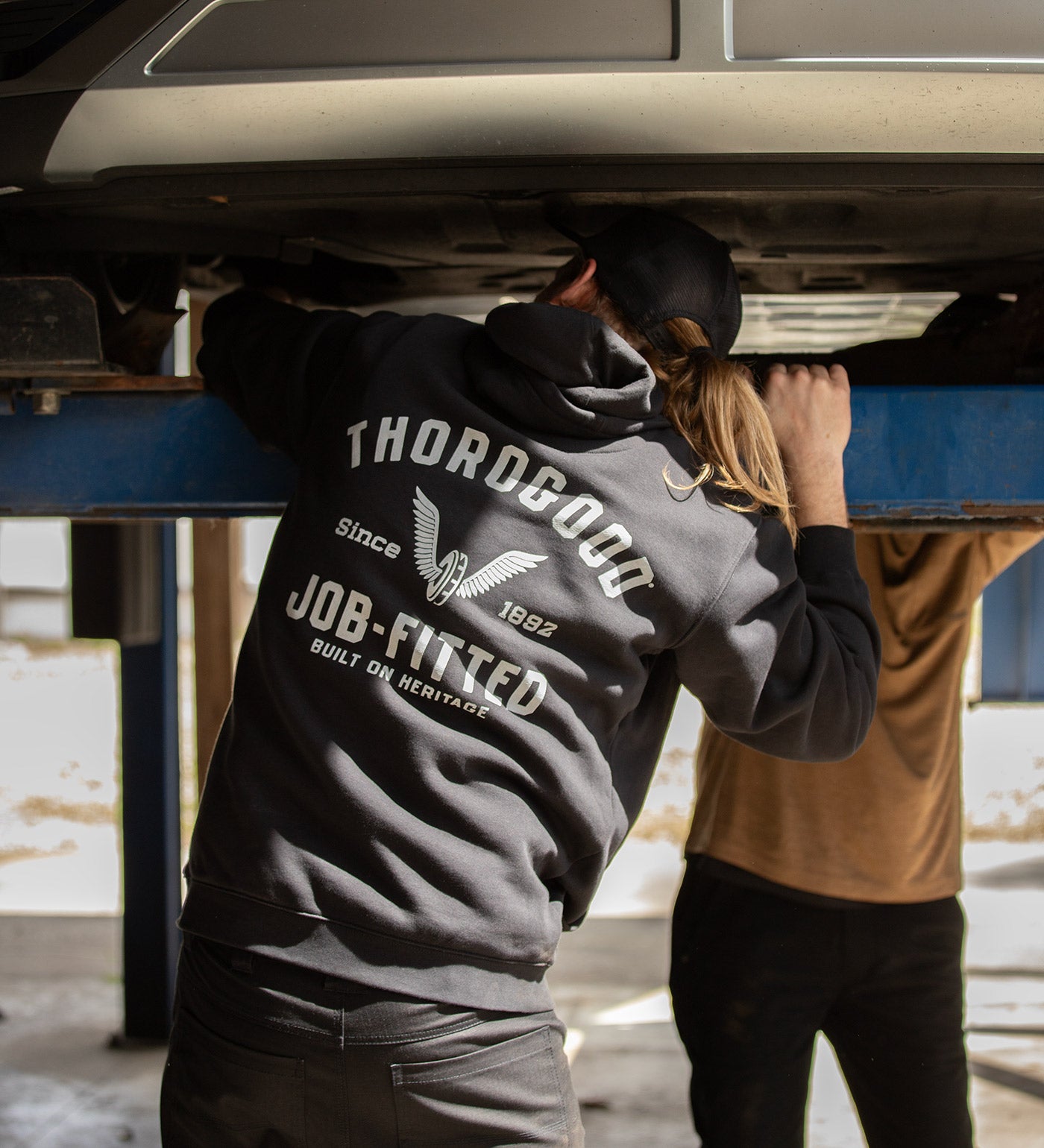 Thorogood Job-Fitted Pullover Hooded Sweatshirt - Image 2