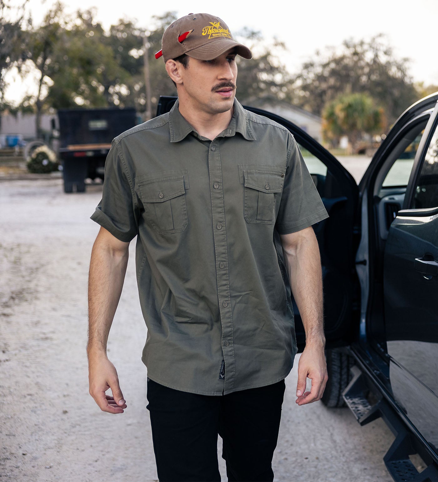 Thorogood Short Sleeve Stretch Utility Button Up Work Shirt - Image 10