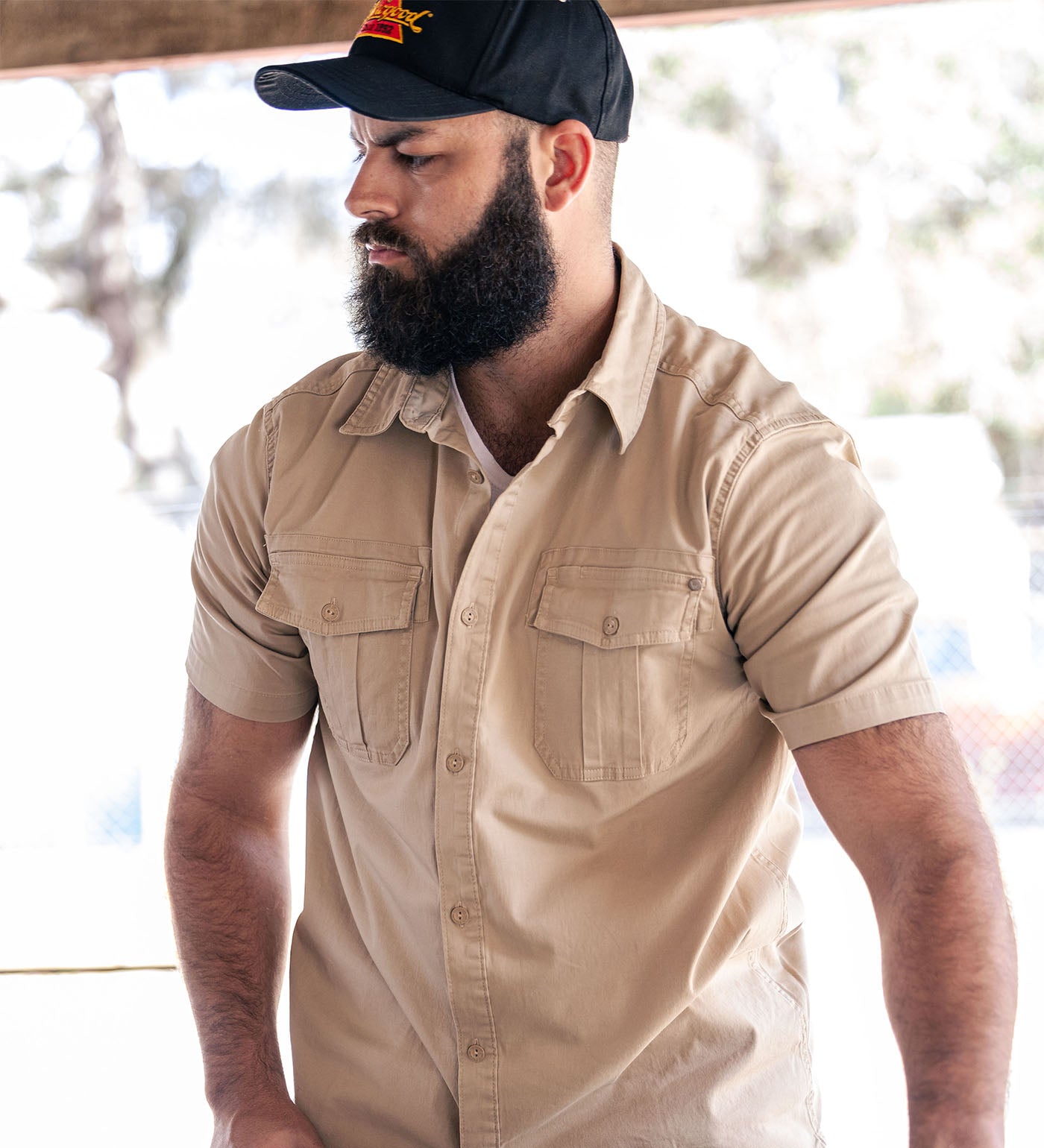 Thorogood Short Sleeve Stretch Utility Button Up Work Shirt - Image 6