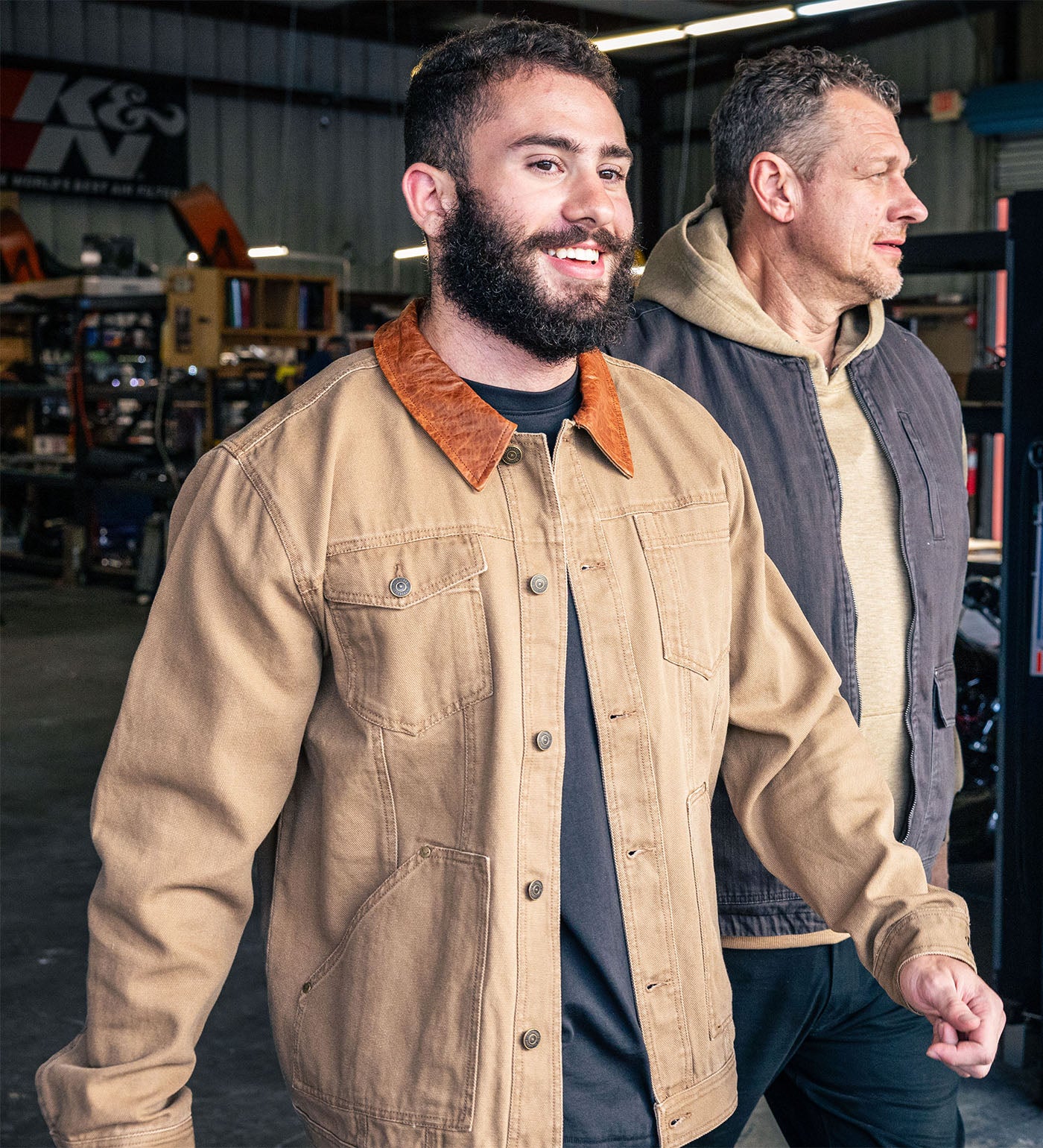 Thorogood Stone Wash Canvas Trucker Jacket - Image 2