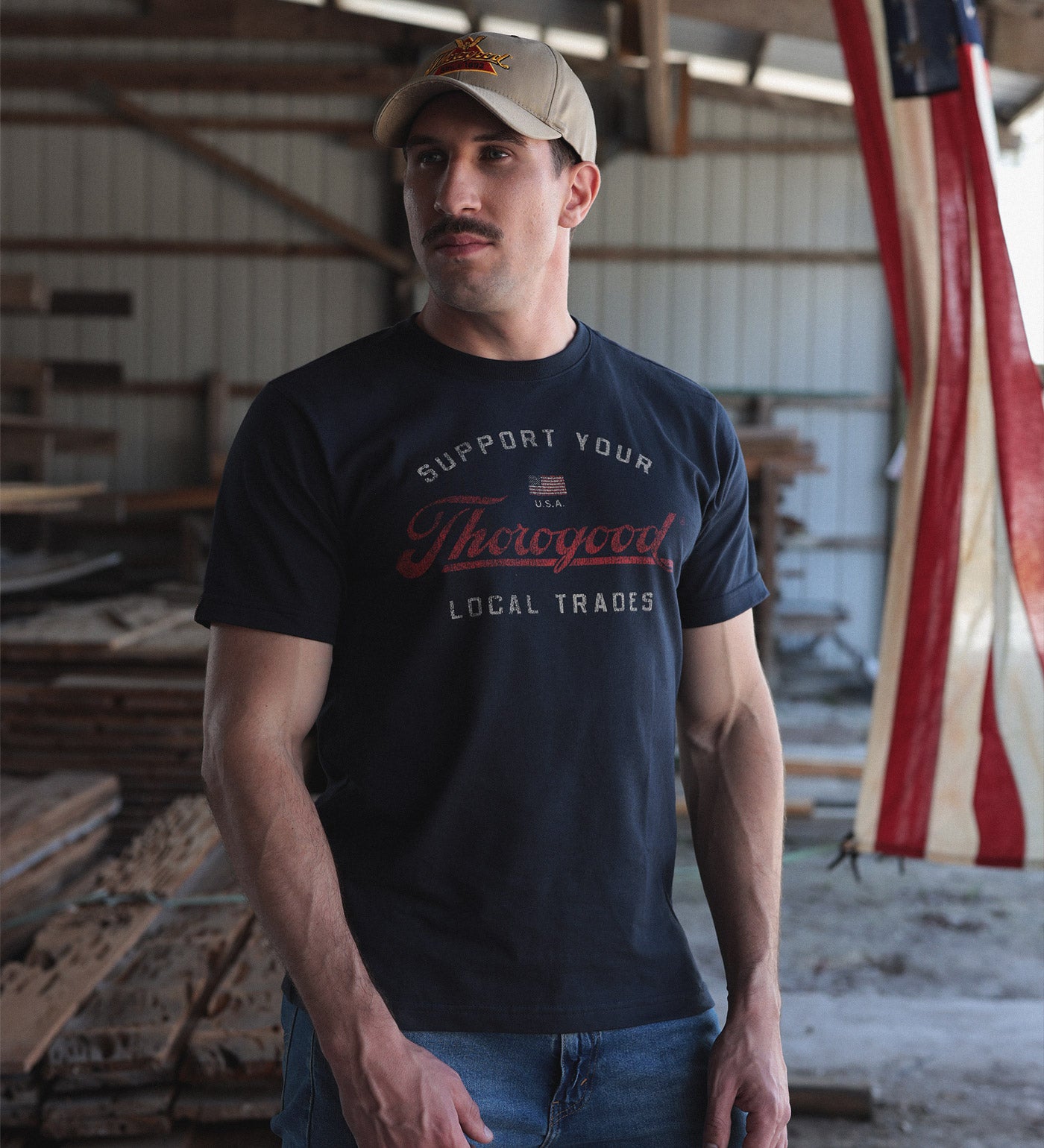 Thorogood Support Local Trades Short Sleeve T-Shirt USA Made - Image 2