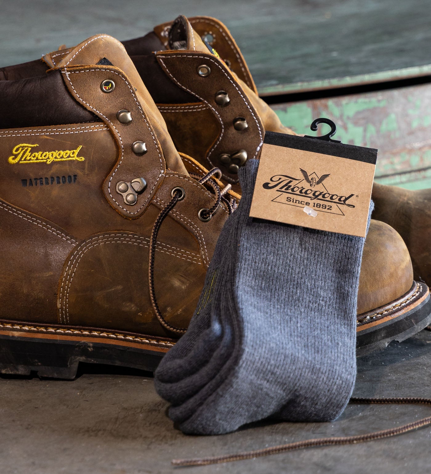 Thorogood 2PK COOLMAX® Half Cushion Performance Crew Work Socks - Image 5