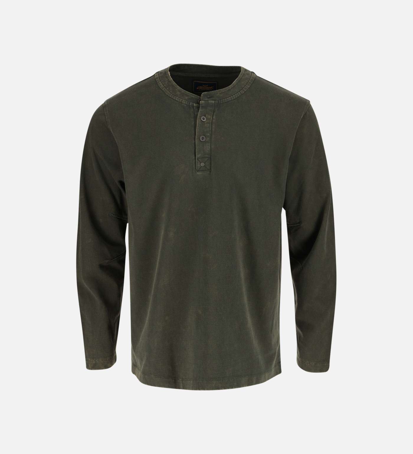Thorogood Heavyweight Vintage-Wash Long Sleeve Henley - Image 8