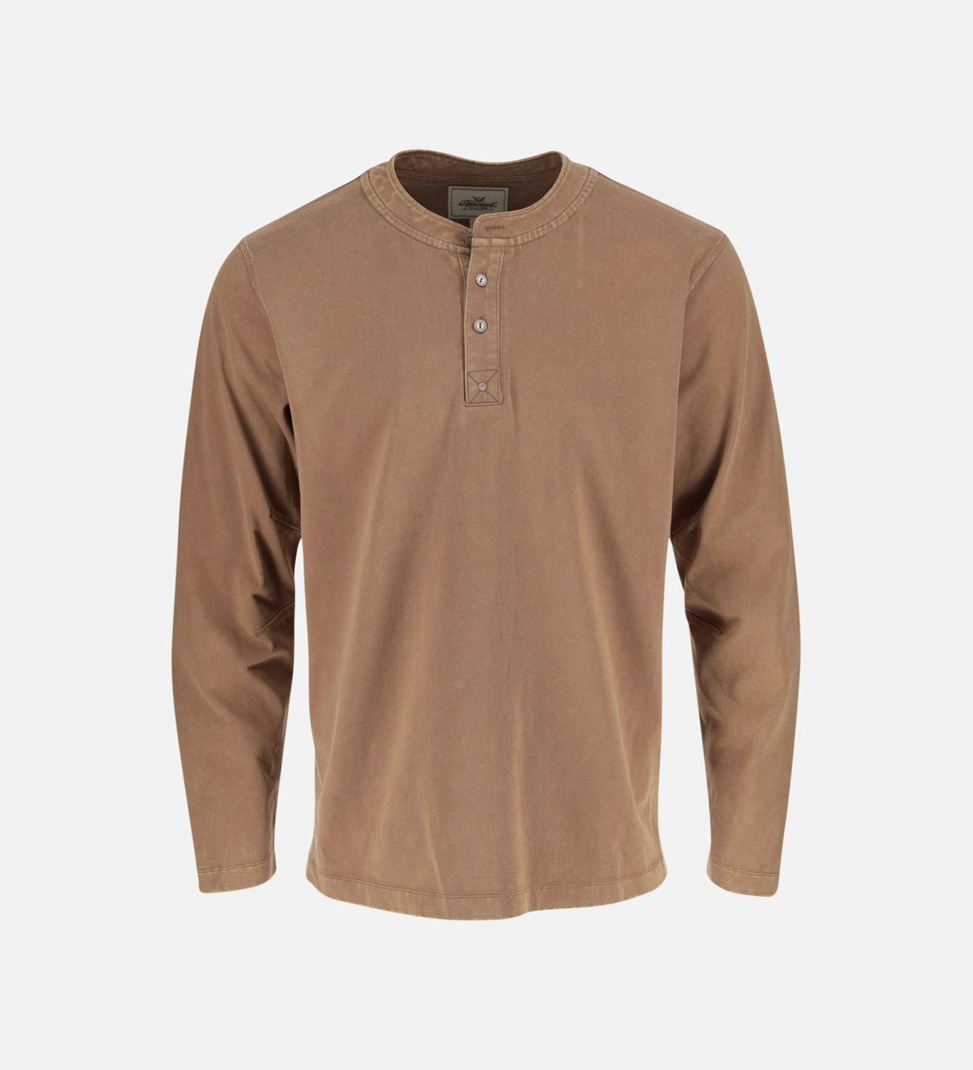 Thorogood Heavyweight Vintage-Wash Long Sleeve Henley - Image 5