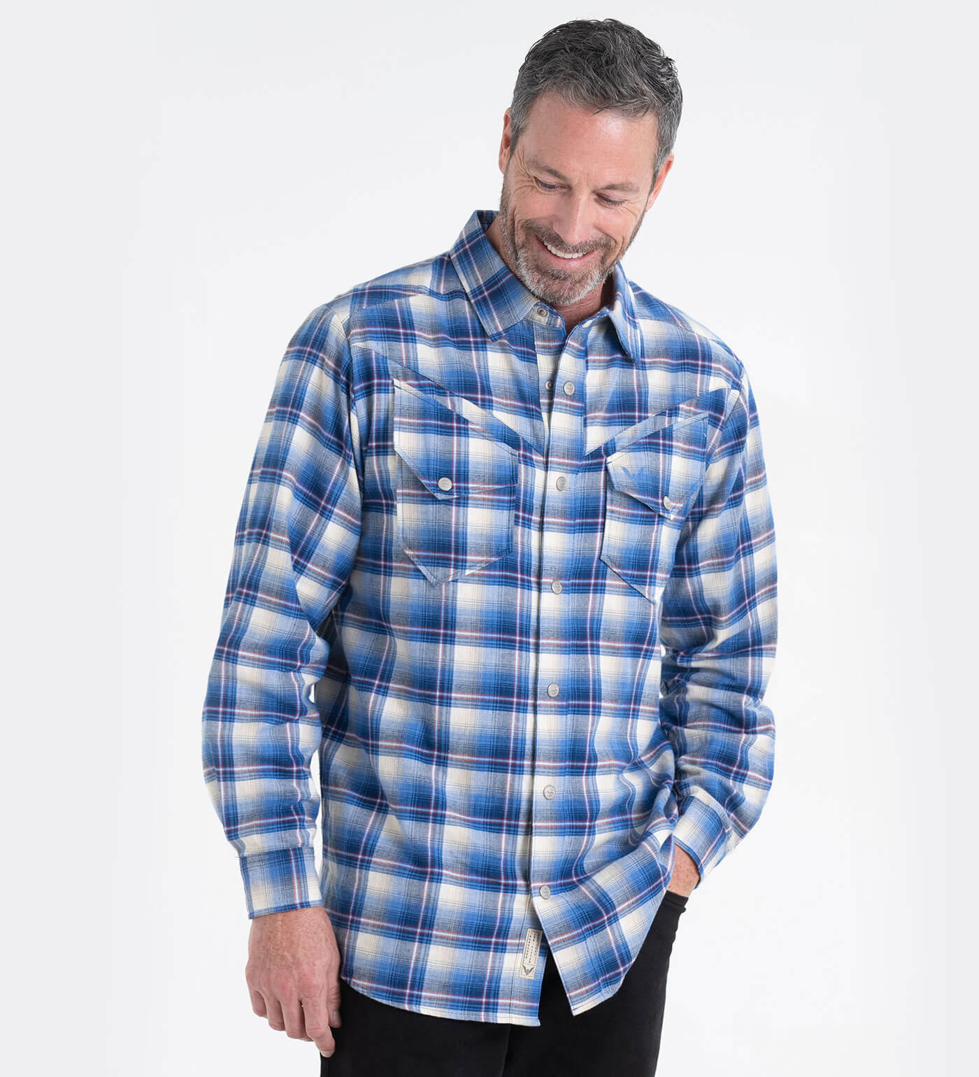 Thorogood Wellington Western Brushed Flannel Shirt - Image 3