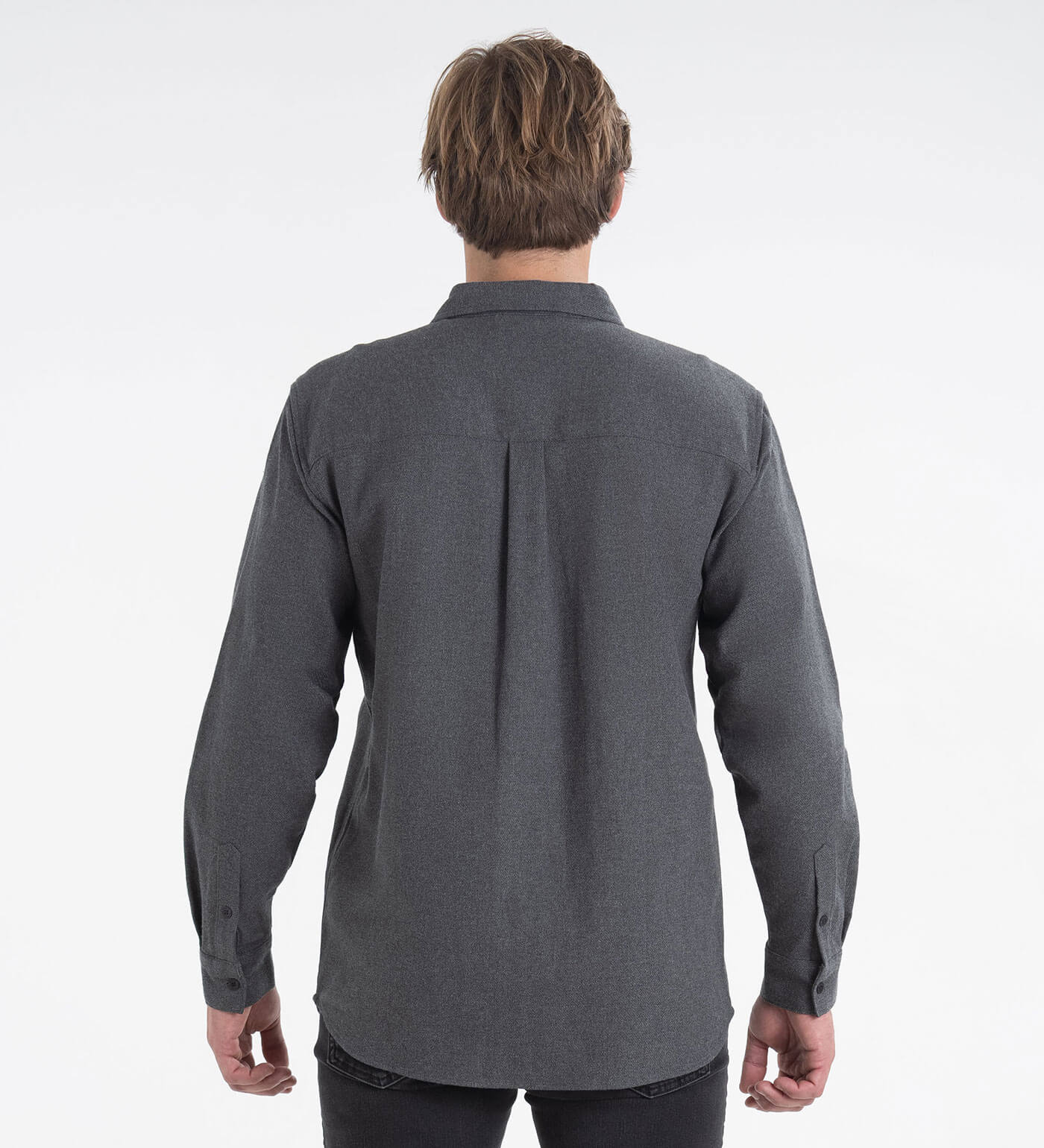 Thorogood Heavyweight Brushed Flannel Shirt Solid - Image 4