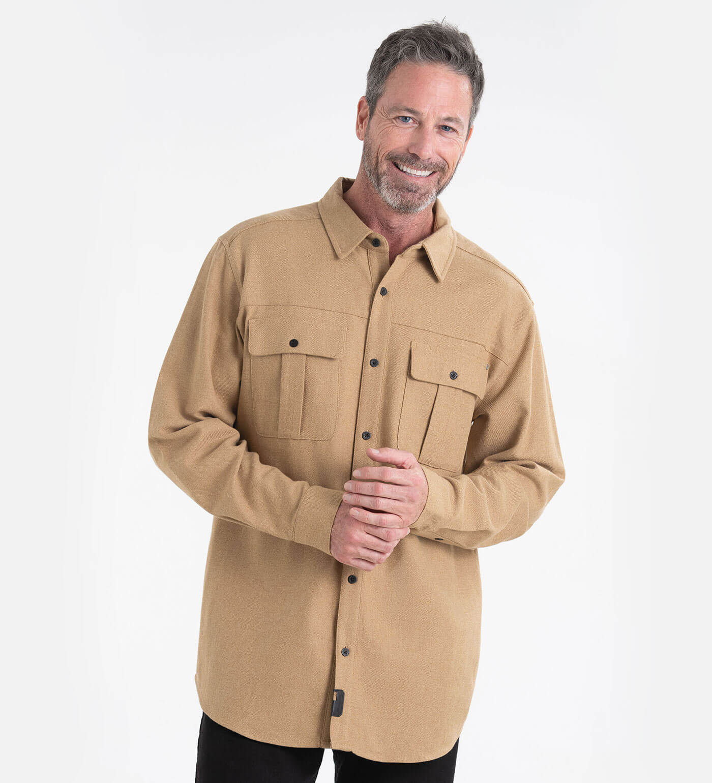 Thorogood Heavyweight Brushed Flannel Shirt Solid - Image 8